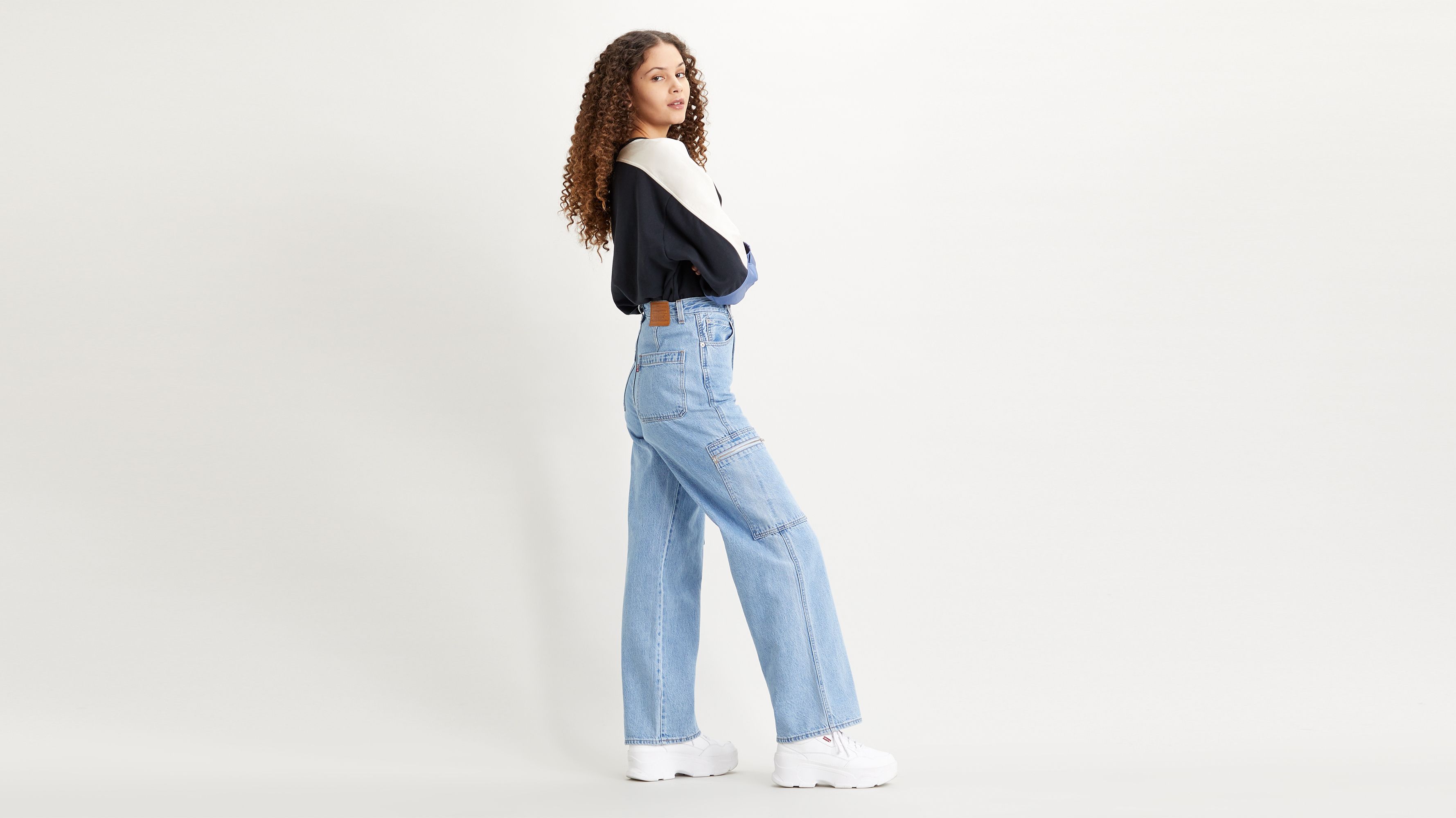 levi's utility high loose jeans