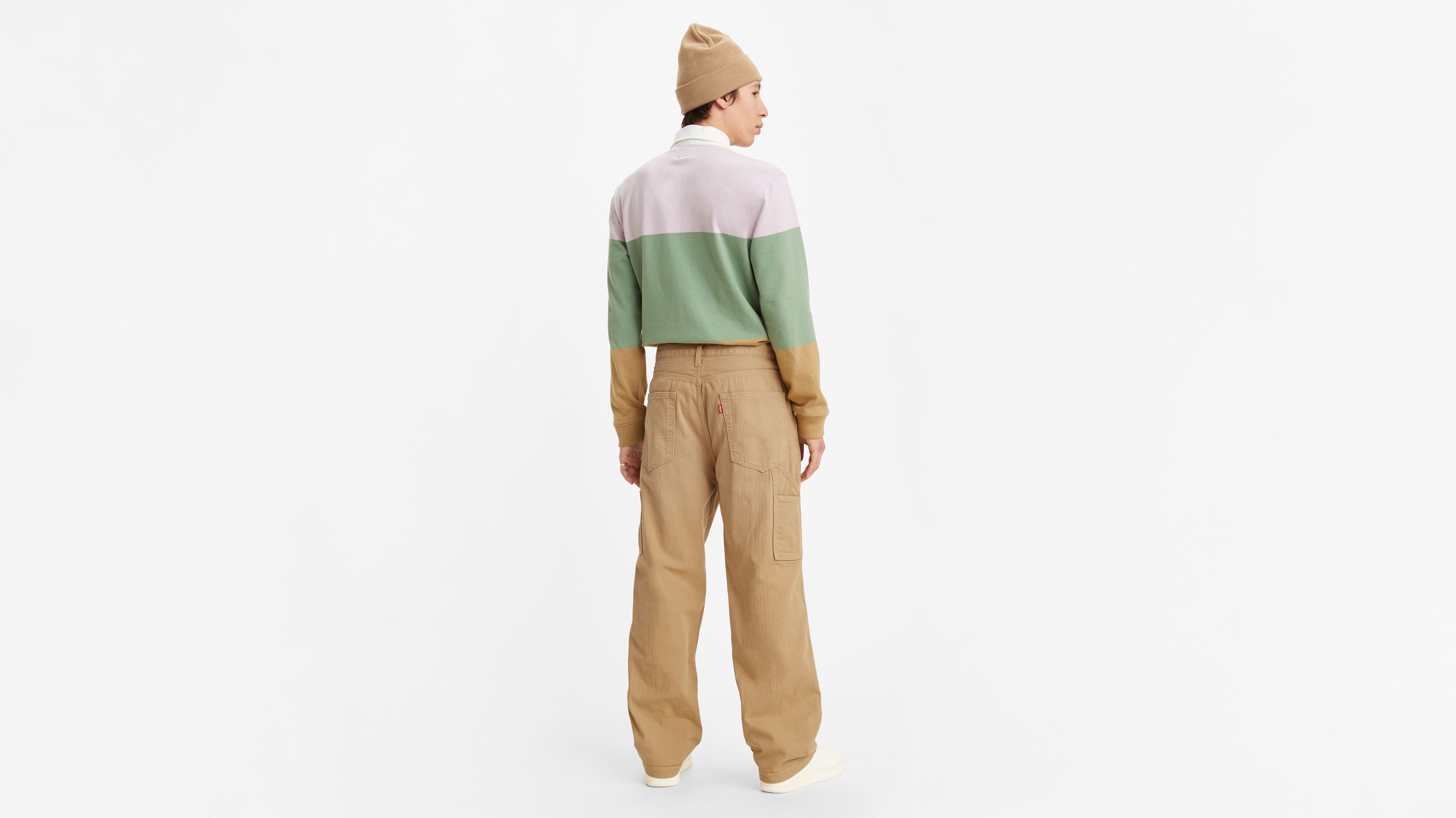 mens khaki carpenter pants