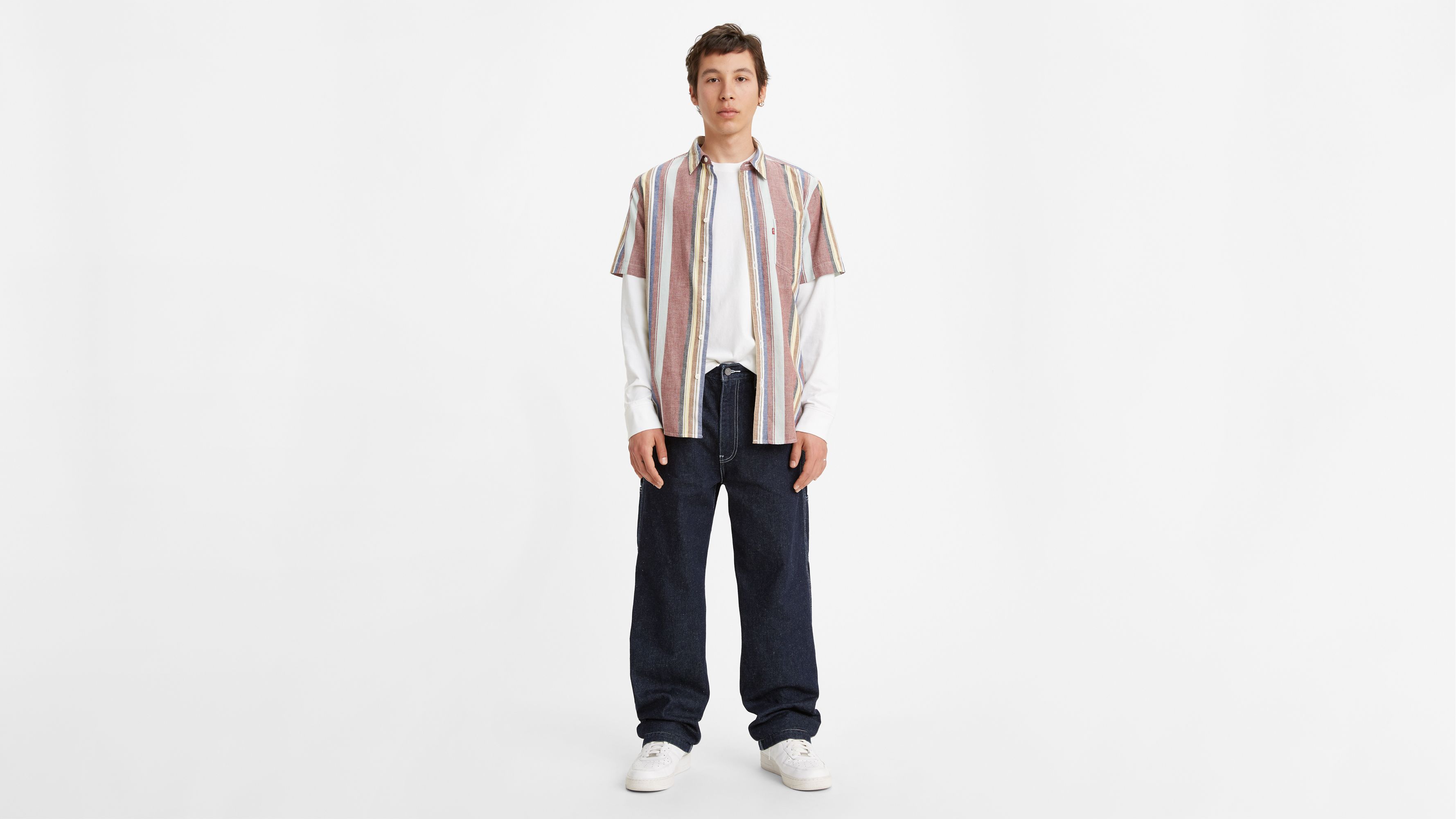 Levis Stay Loose Carpenter Jeans, Spotted Road