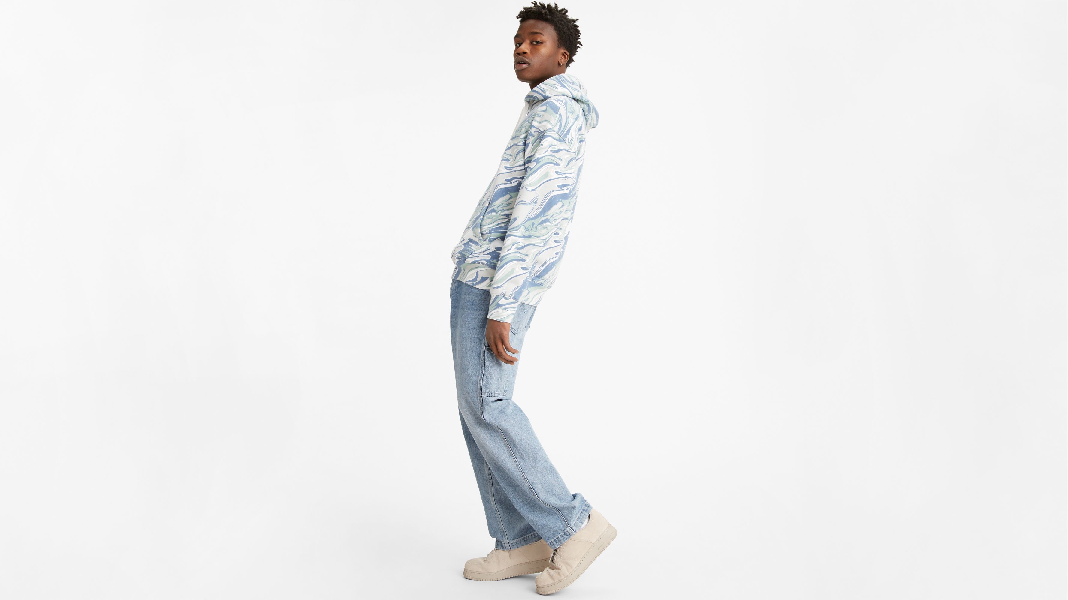 mens levi's carpenter jeans loose straight