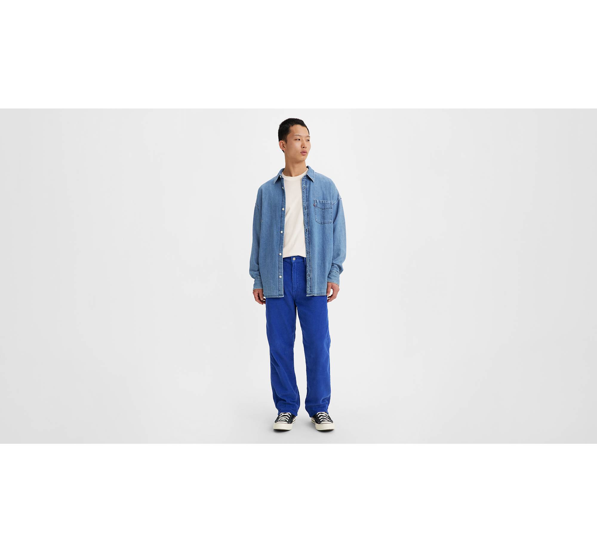 Stay Loose Carpenter Corduroy Pants - Blue | Levi's® HU