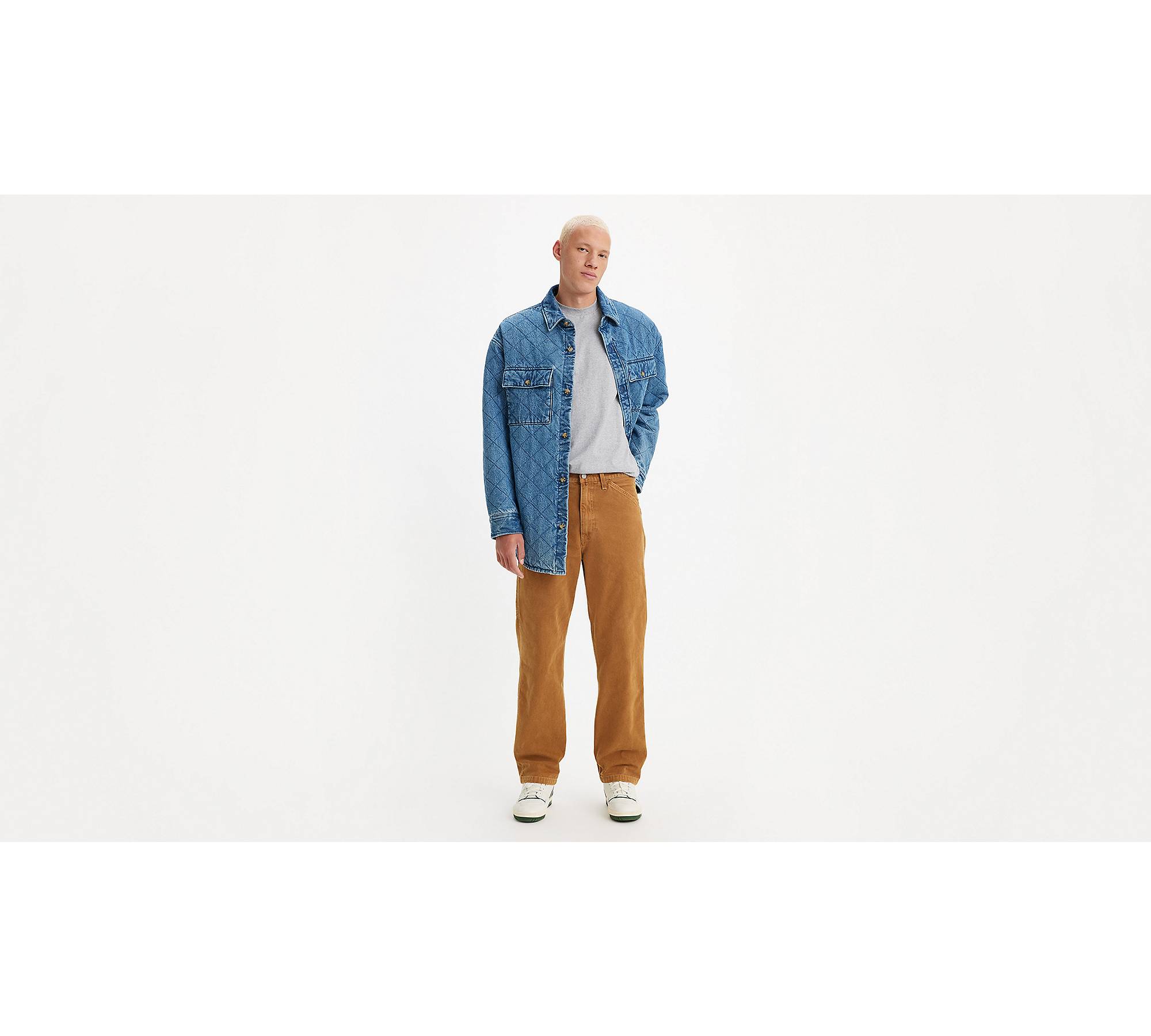 Levi's 568 Stay Loose Carpenter Men's Jeans - Dark Ginger Garment Dye 38 x 30
