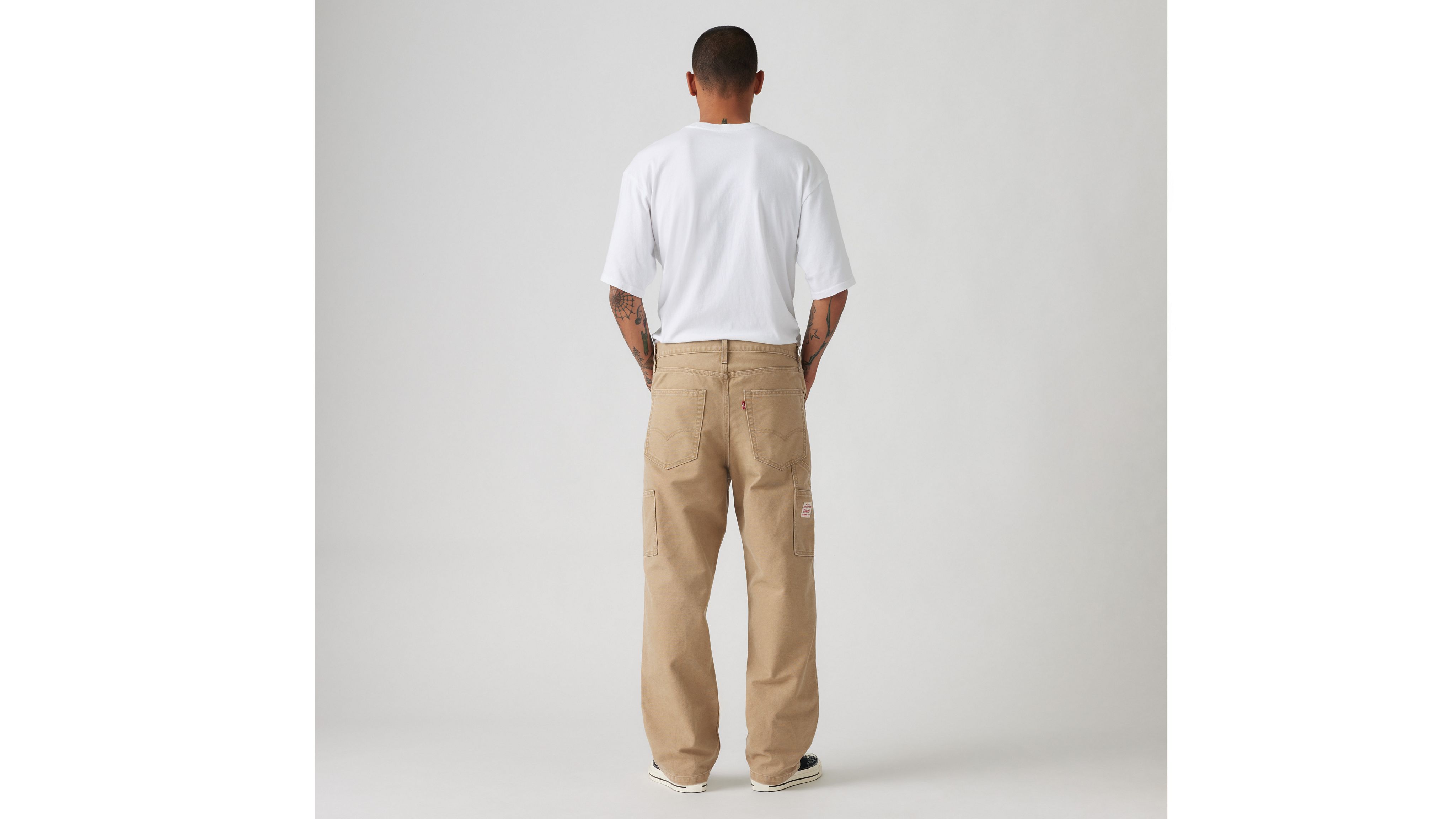Shop Levi's 568 Loose Straight Carpenter Men's Jeans 38x30 In Tiger's Eye