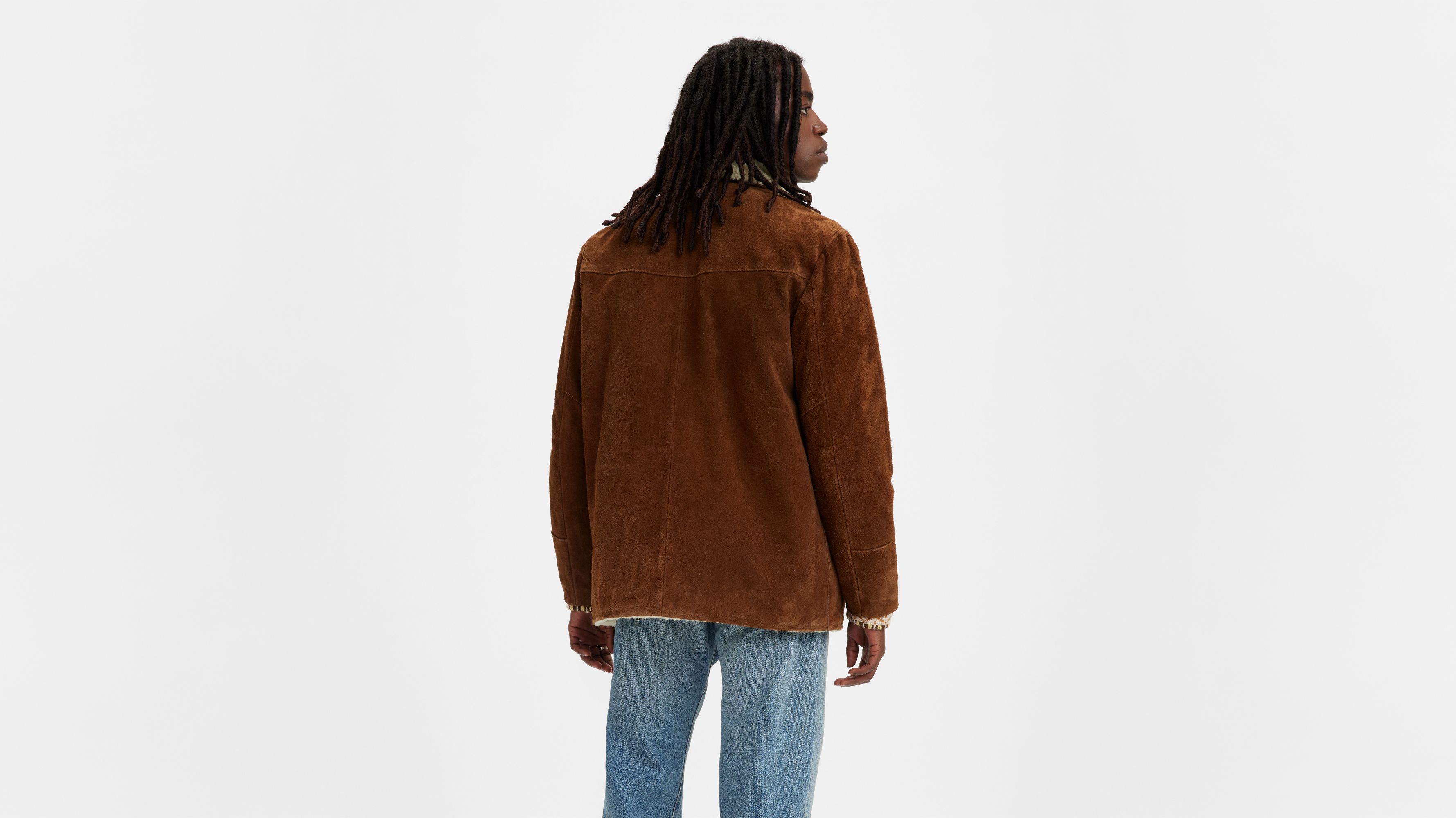 Suede Sherpa Jacket 3