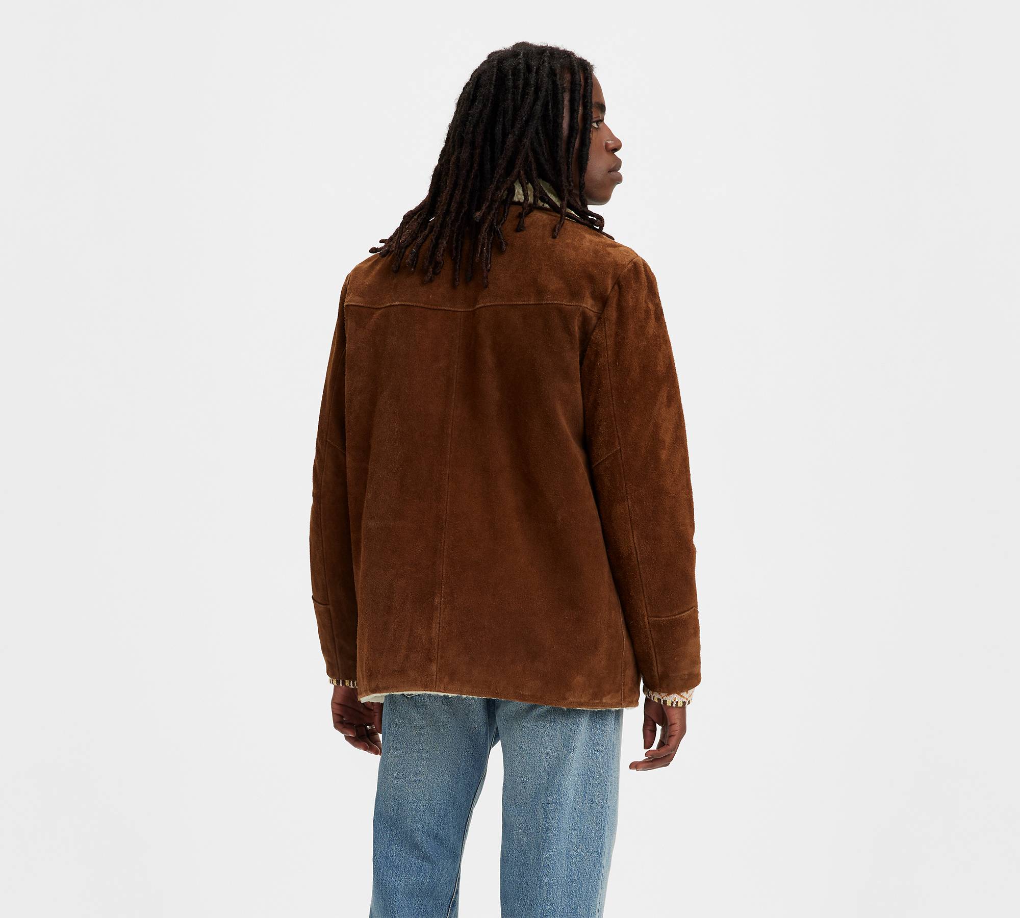 Suede Sherpa Jacket - Brown | Levi's® US