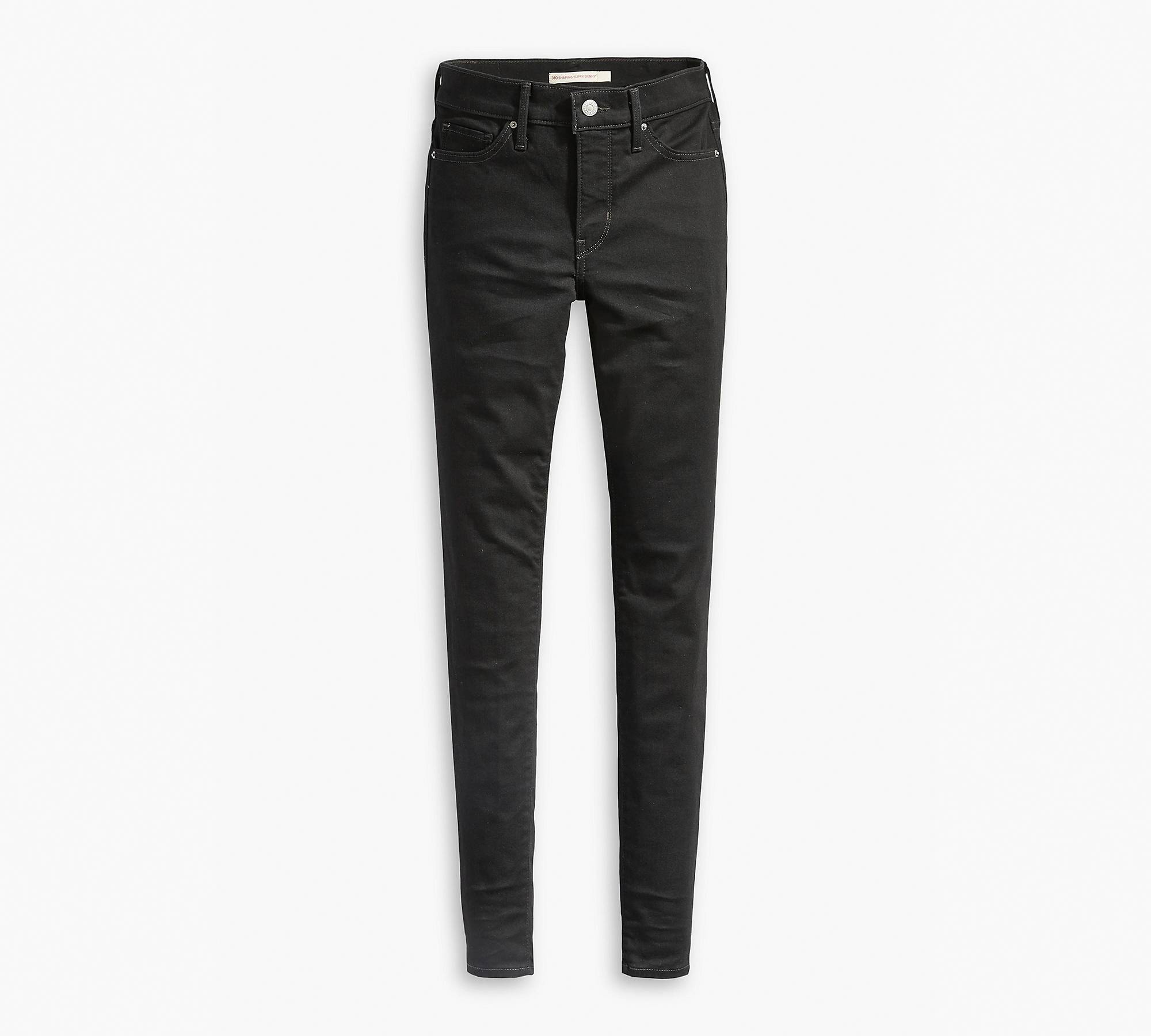 310™ Shaping Super Skinny Jeans - Black | Levi's® NO