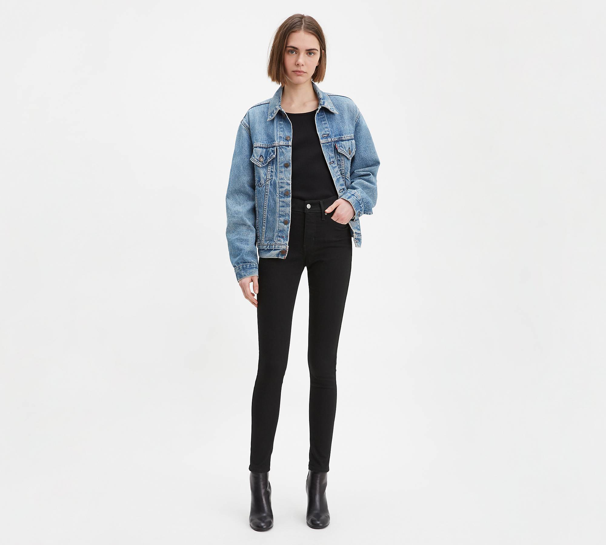 310 Shaping Super Skinny Women's Jeans - Black | Levi's® US