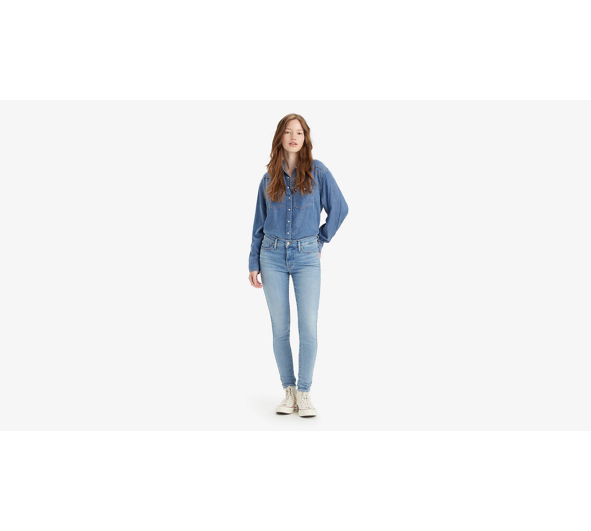 310™ Shaping Super Skinny Jeans - Blue | Levi's® GB