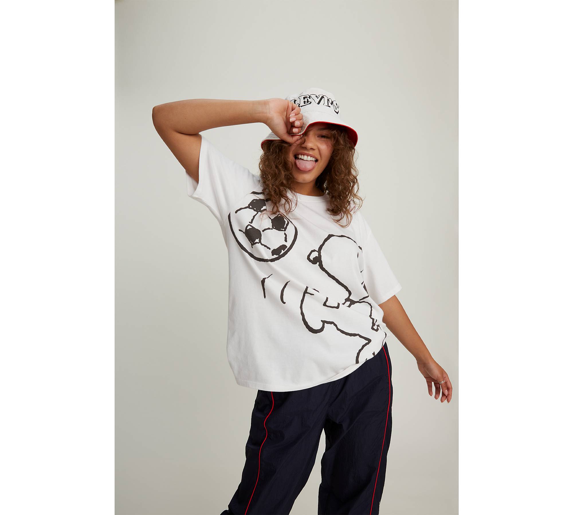 Levi's® x Peanuts Relaxed Oversized Tee Shirt 1