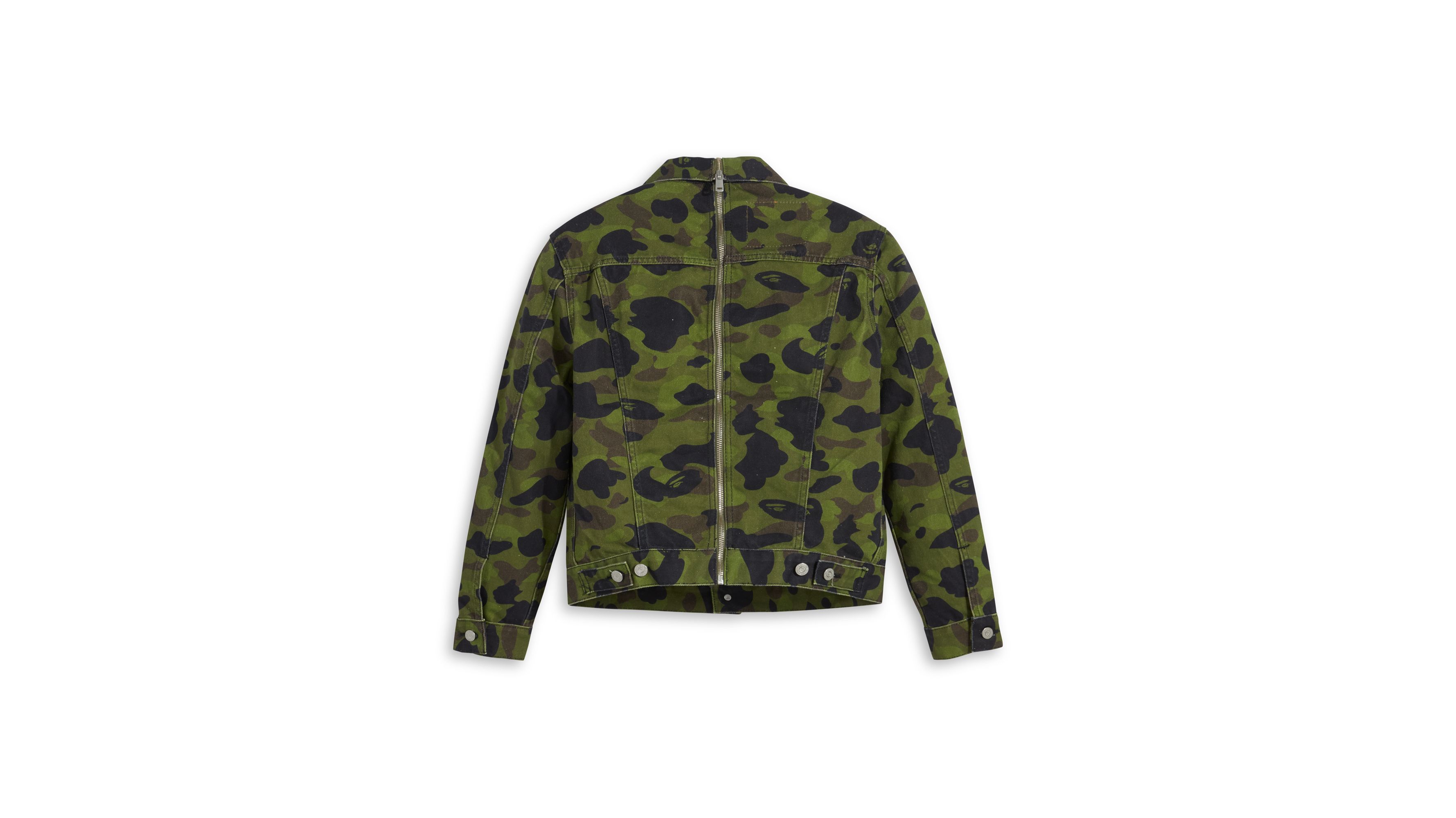 Bape Camo Over Denim Jacket