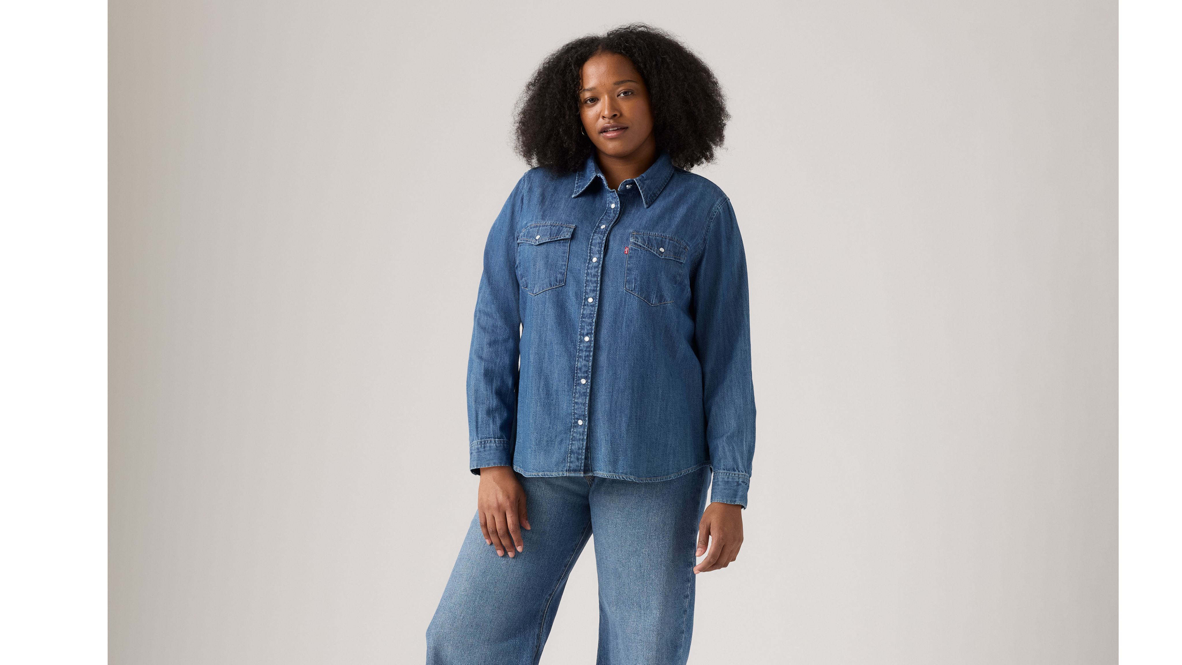 Levis plus size clearance shirt