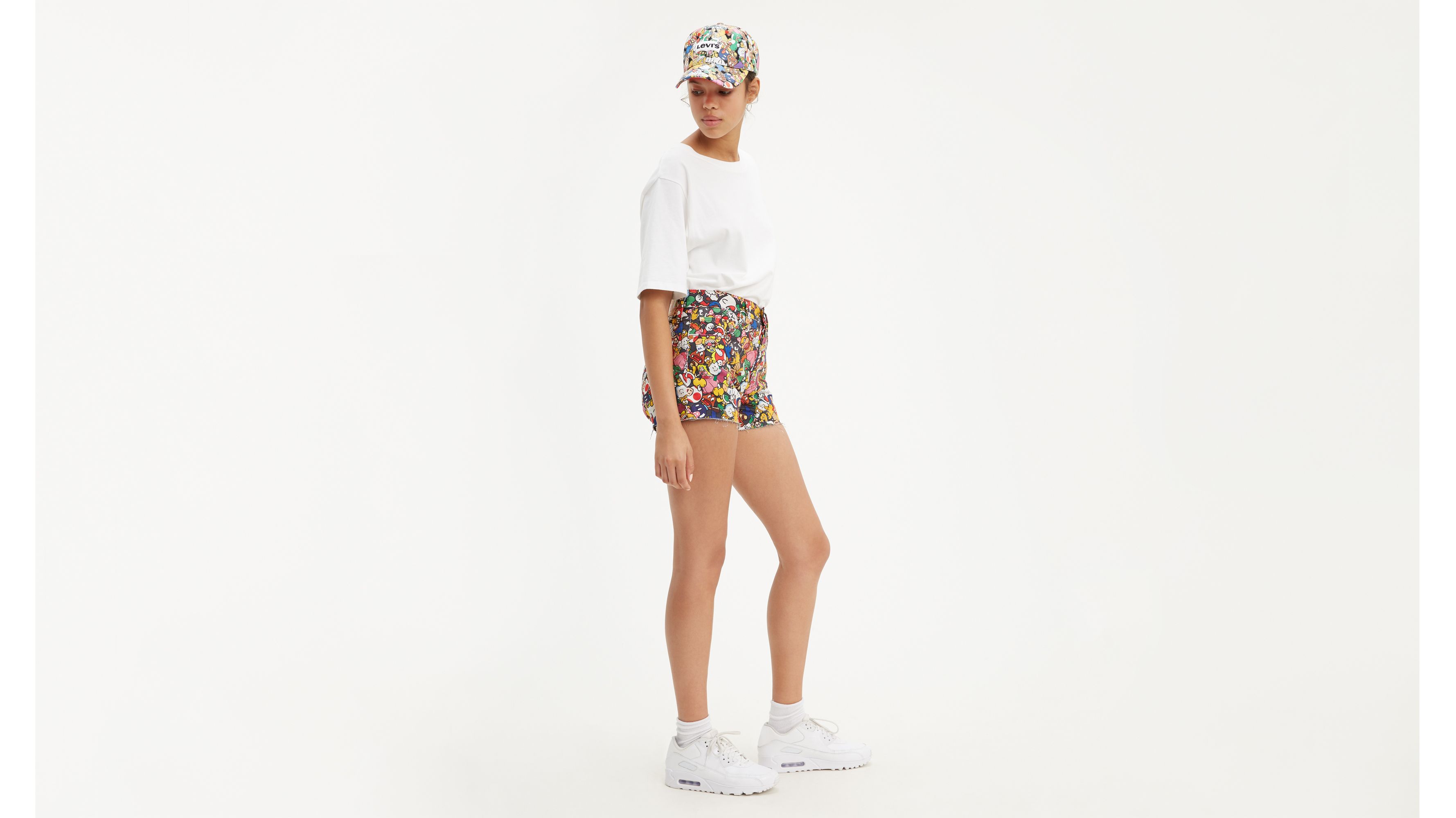 Casquette de baseball imprimée levi'smd x super mario - multicolore