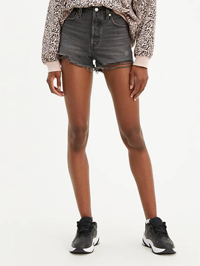 501® Original Women's Shorts - Black | Levi's® US