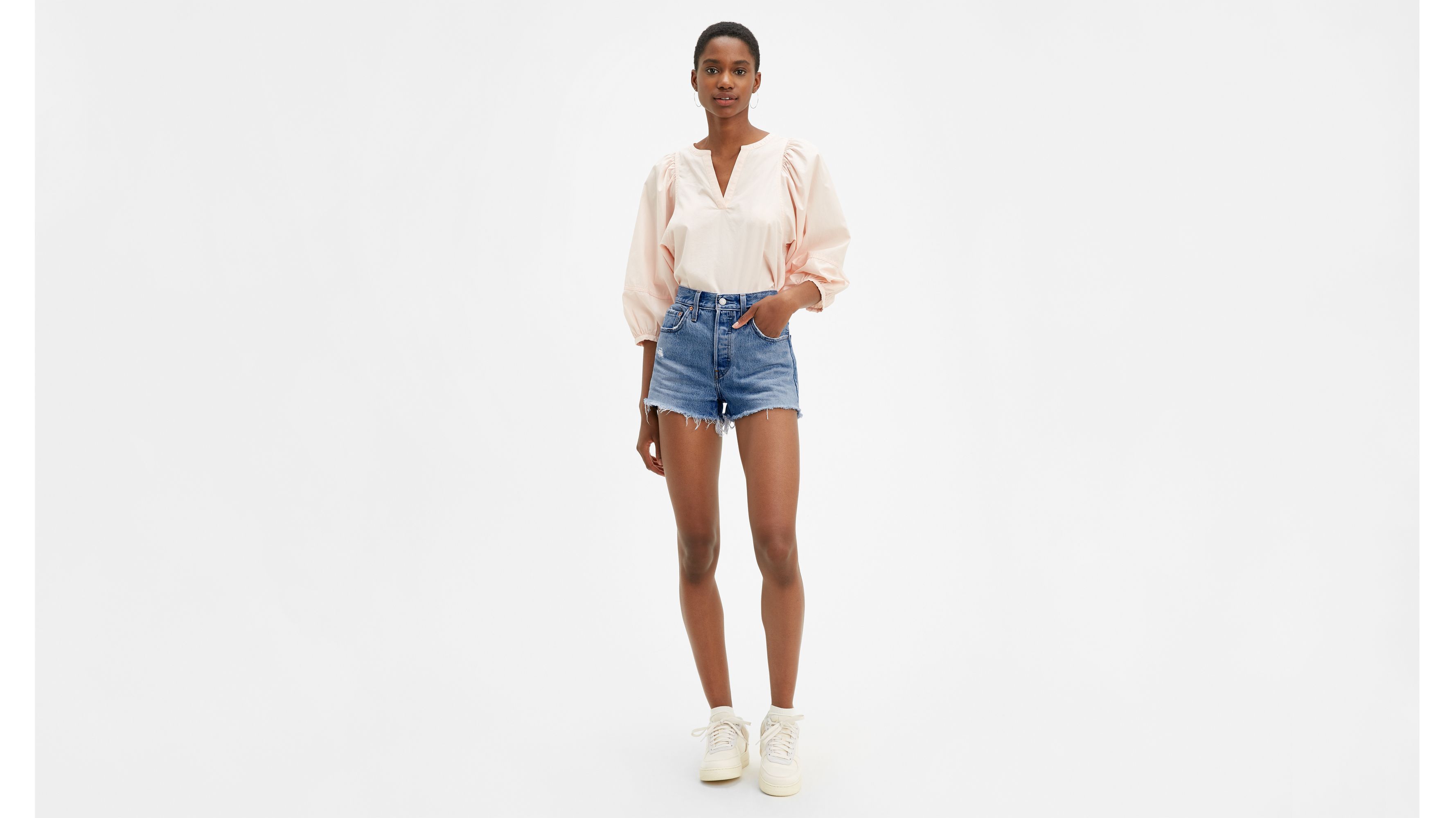 Levi cut off high cheap waisted shorts