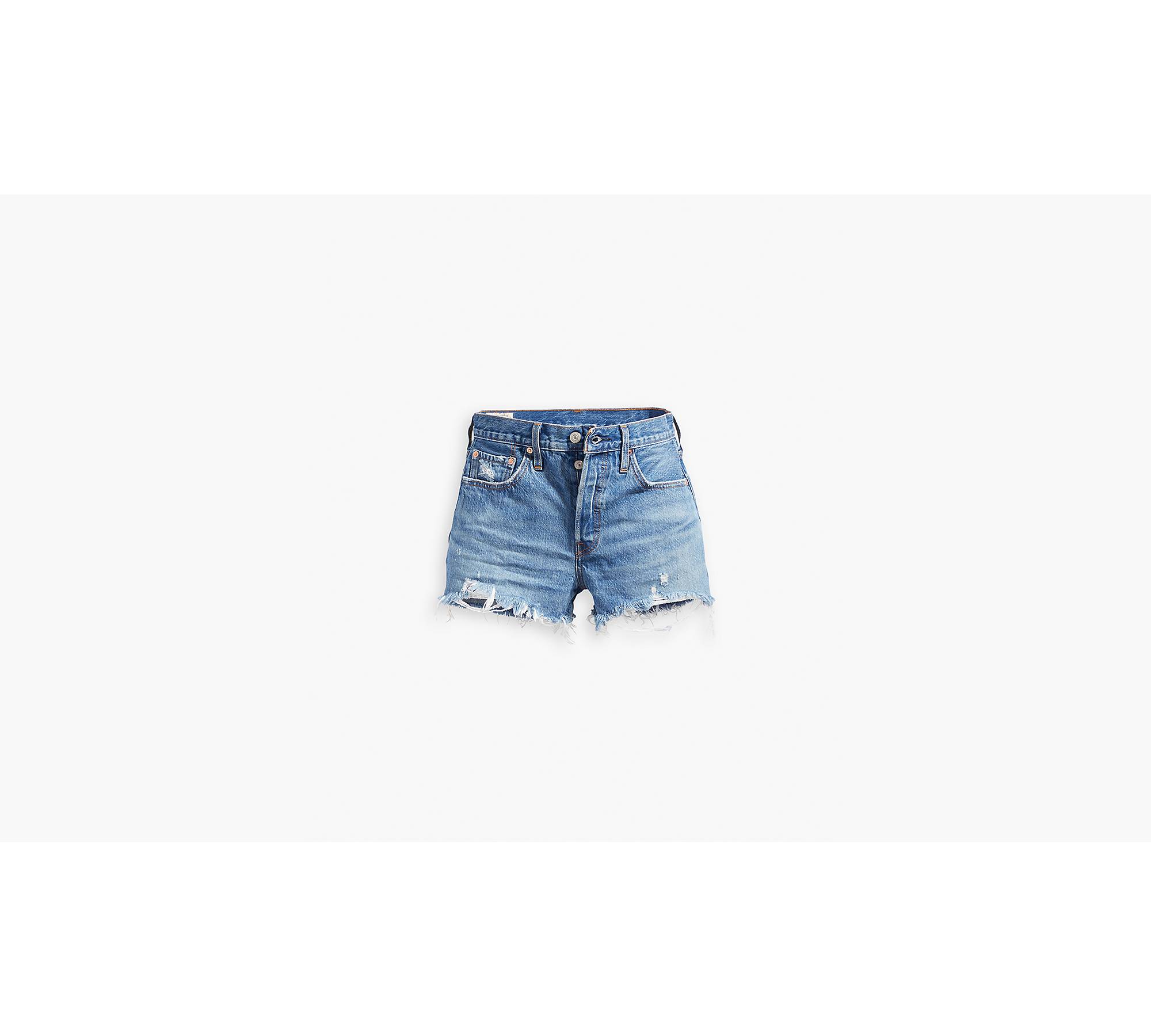 Blue Double Button Denim Mini Shorts, High Stretch Low Waist Sexy Style Hot  Denim Shorts, Women's Denim Jeans & Clothing