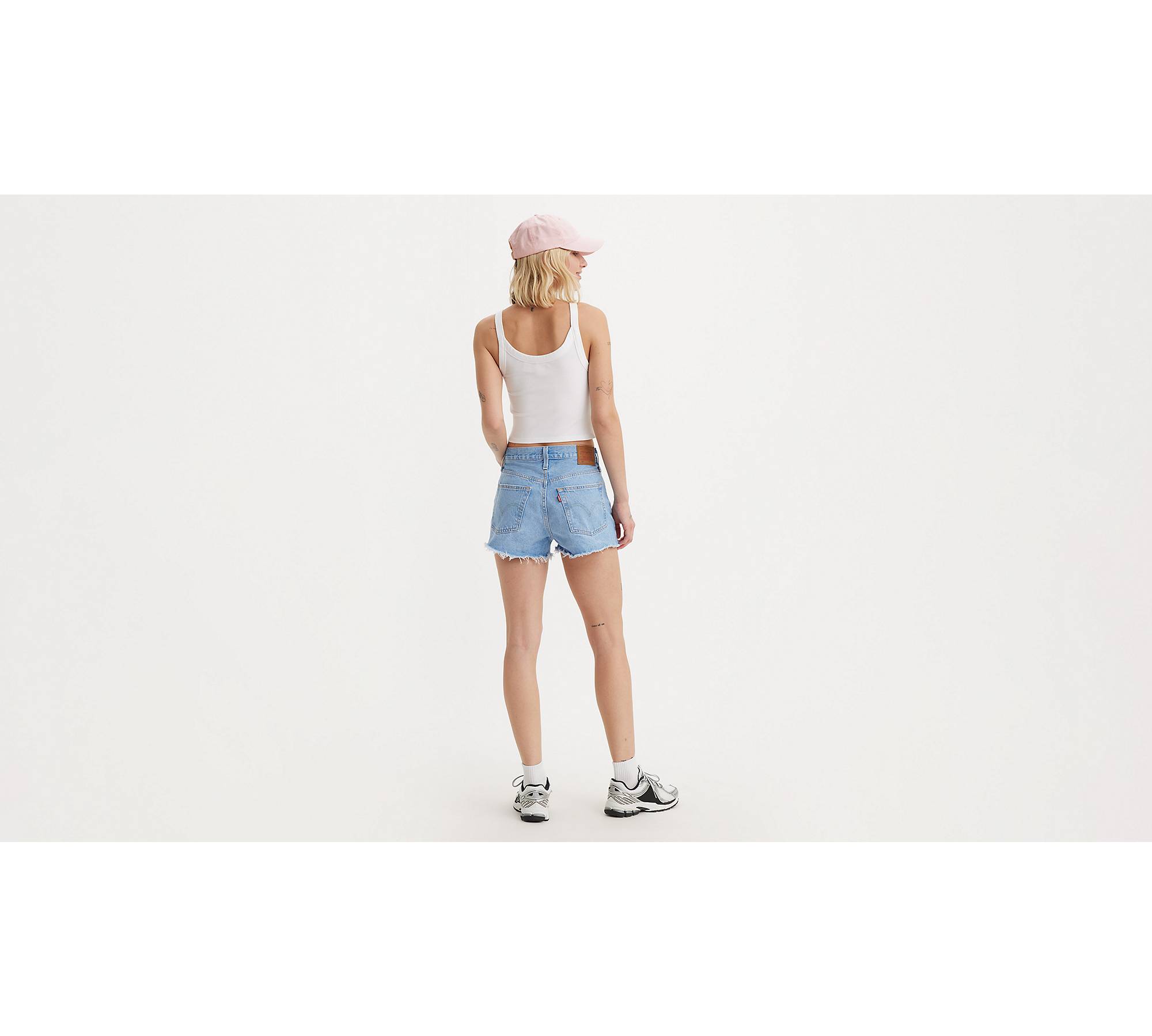 Levi's® 501® ORIGINAL - Denim shorts - athens mid short/blue denim
