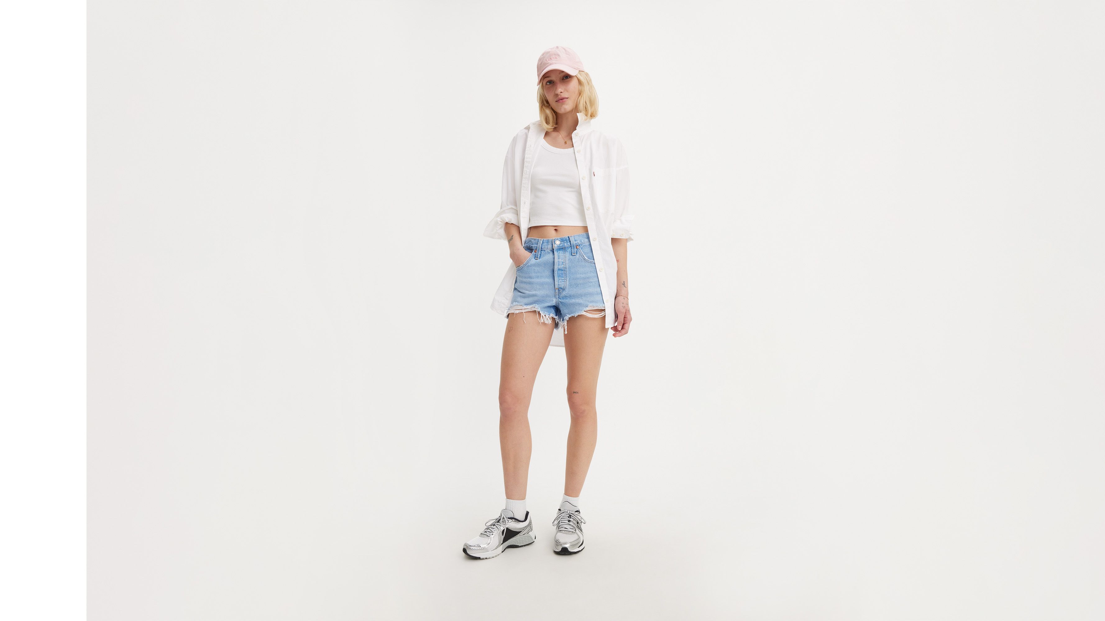 501® High Rise Women's Shorts - Light Wash | Levi's® US