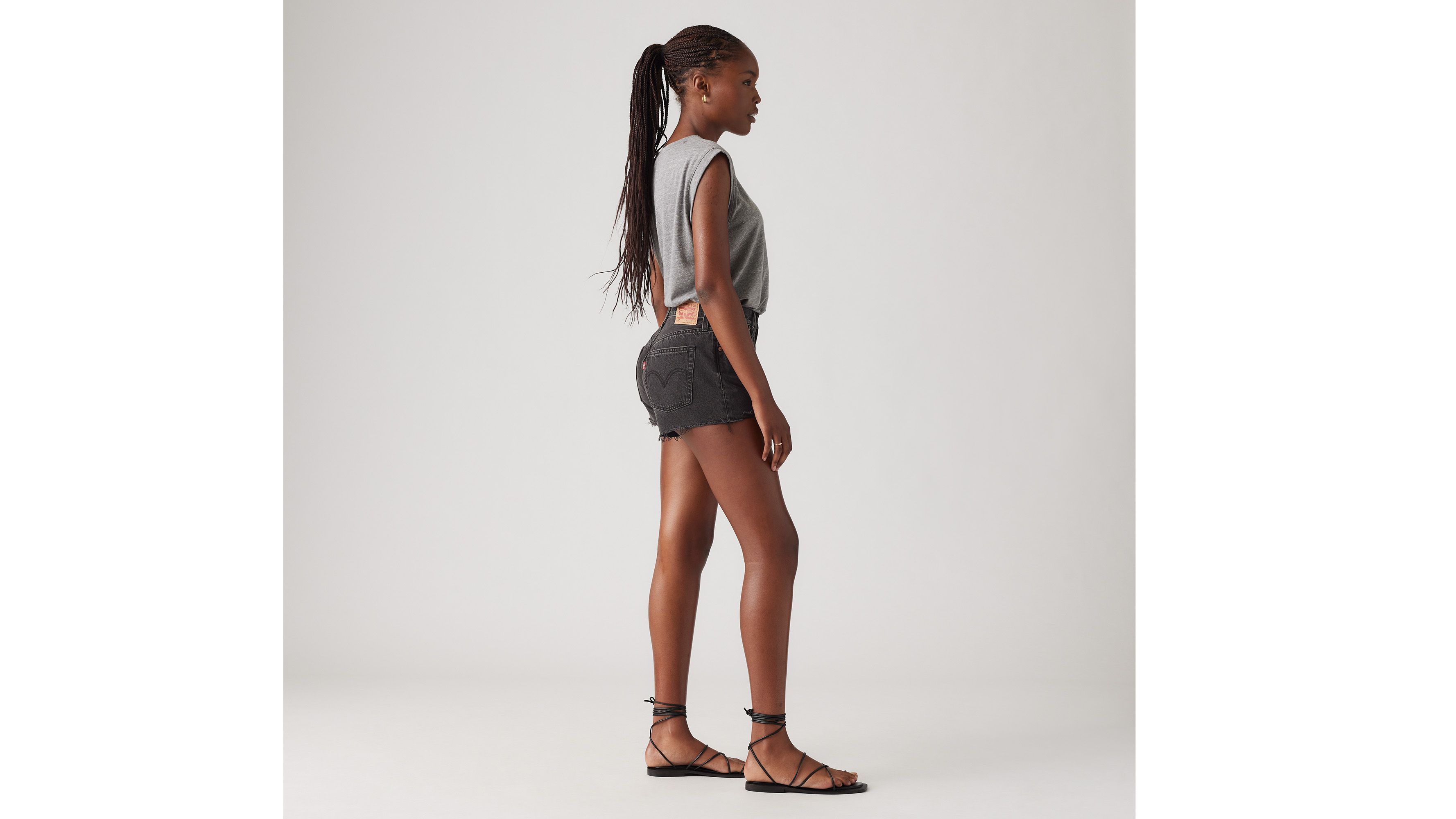 501® Original Fit High Rise Women's Shorts - Black