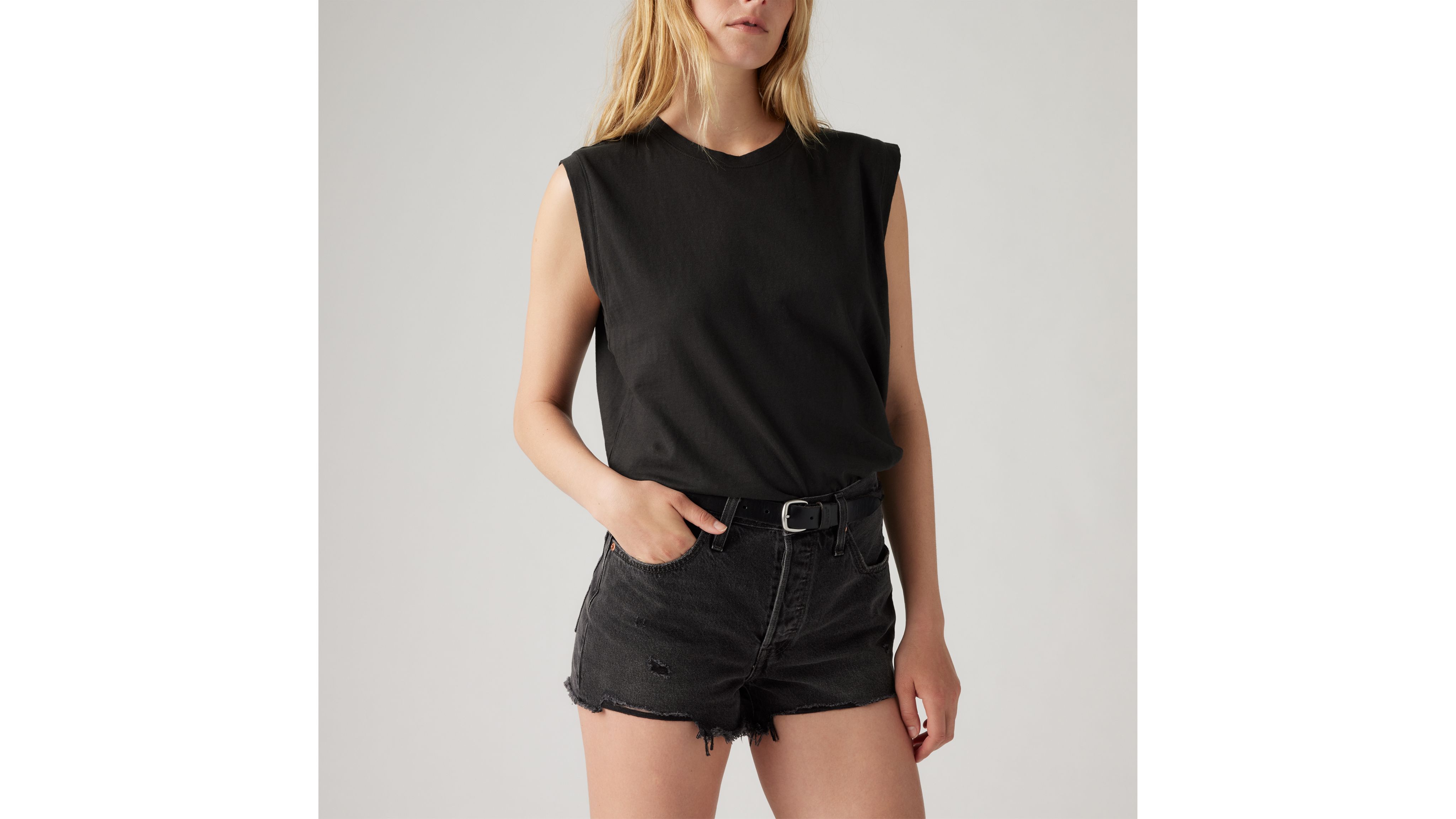 LEVI'S 501 ORIGINAL FIT HIGH RISE WOMEN'S SHORTS 32 