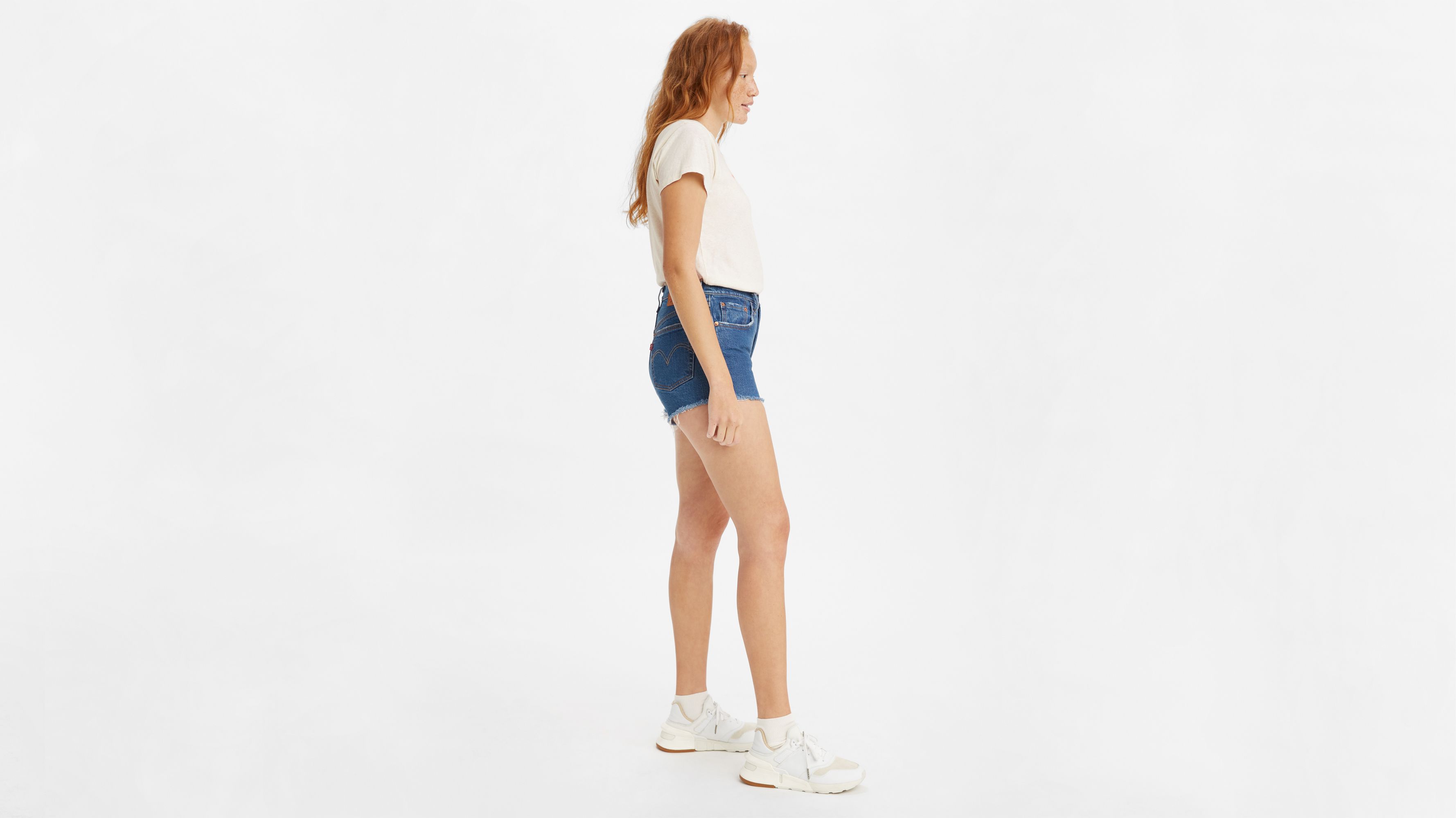 Levi's 501 high waisted on sale shorts