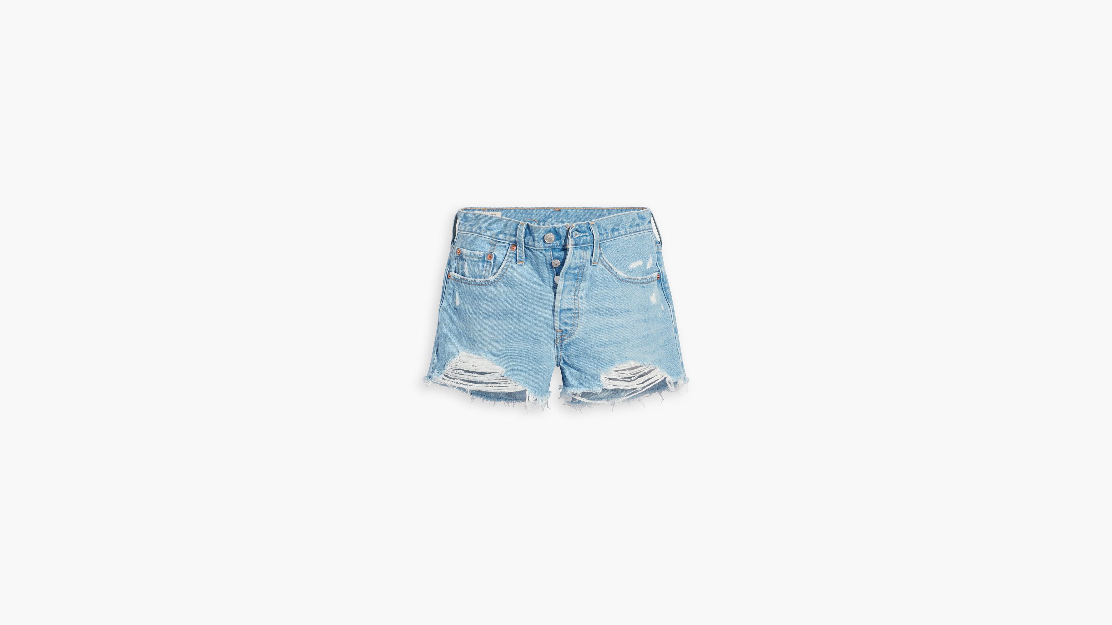 Levi's® High Waisted Mom Shorts Z7233 Light Indigo, DEFSHOP