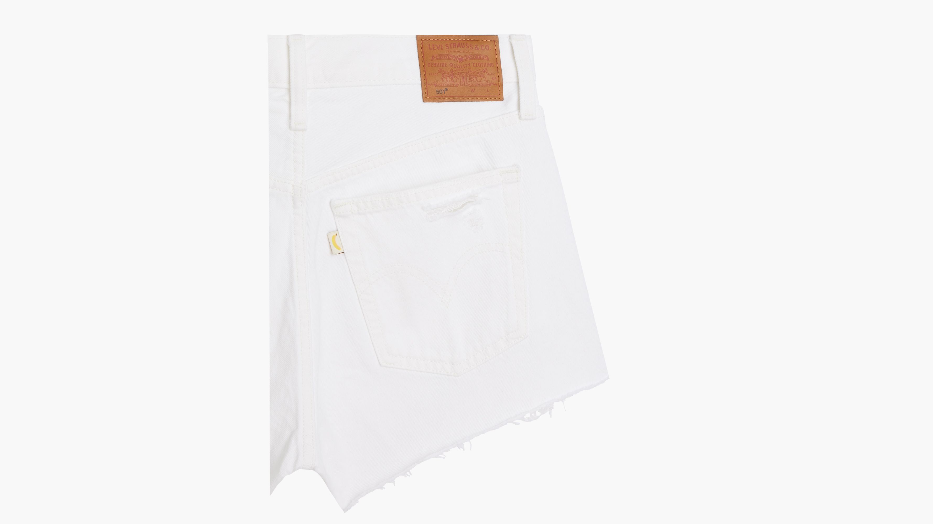 501® High Rise Women's Shorts - White | Levi's® US