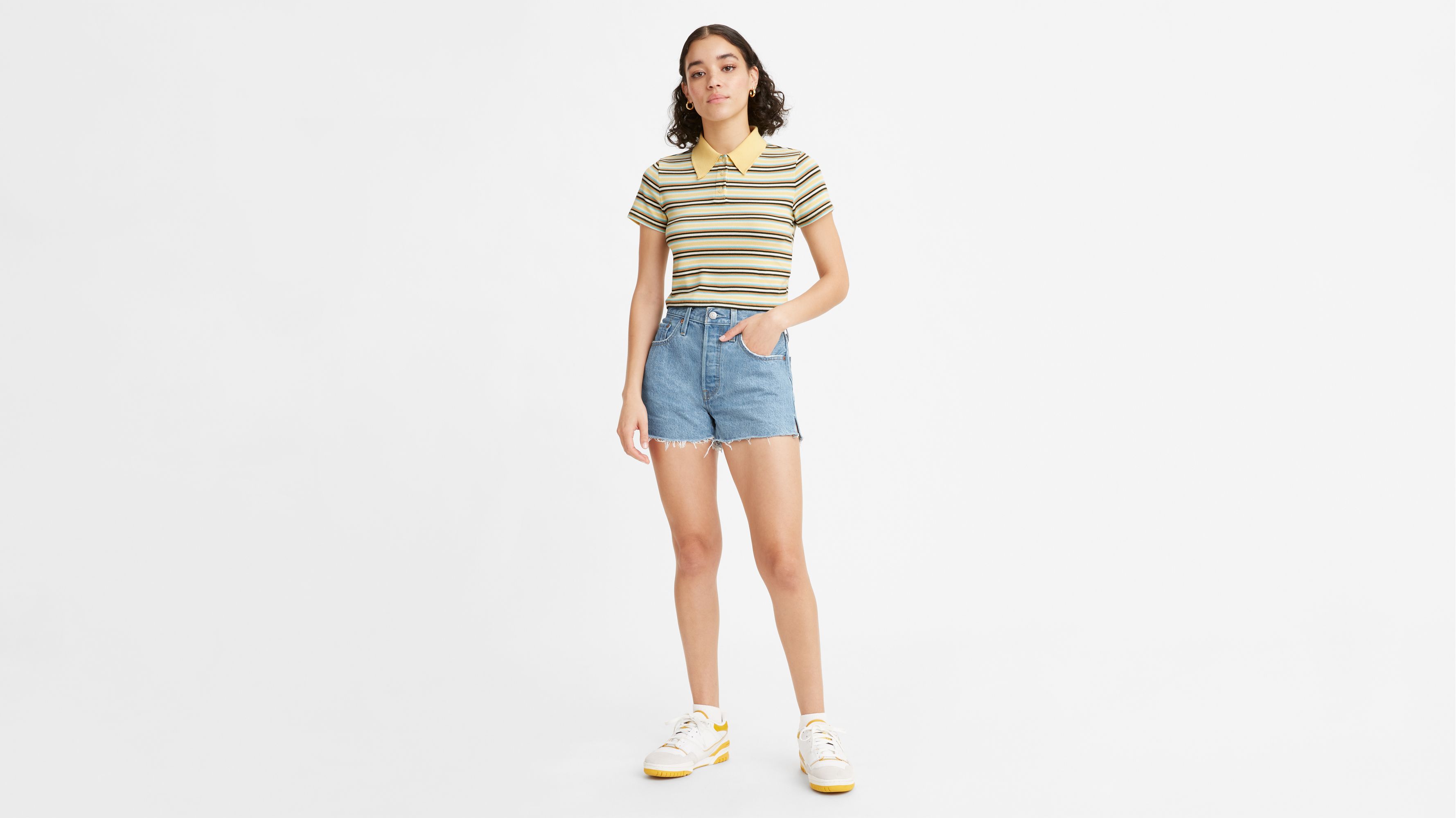 Levi's 501 Ojai Light Stone Shorts - Levis Cutoffs - Denim Shorts