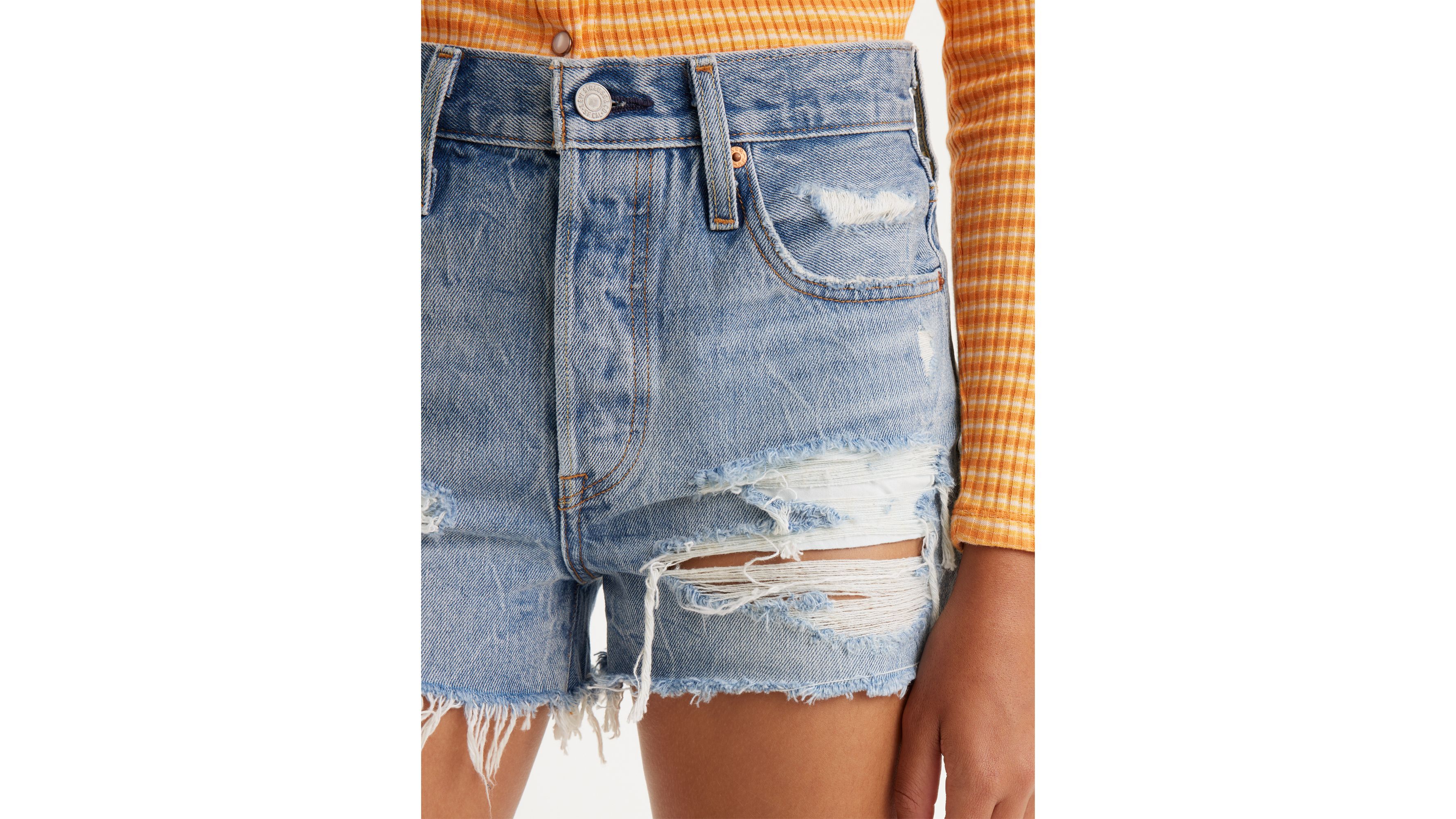 SHORTS JEANS LEVIS HR - STONE