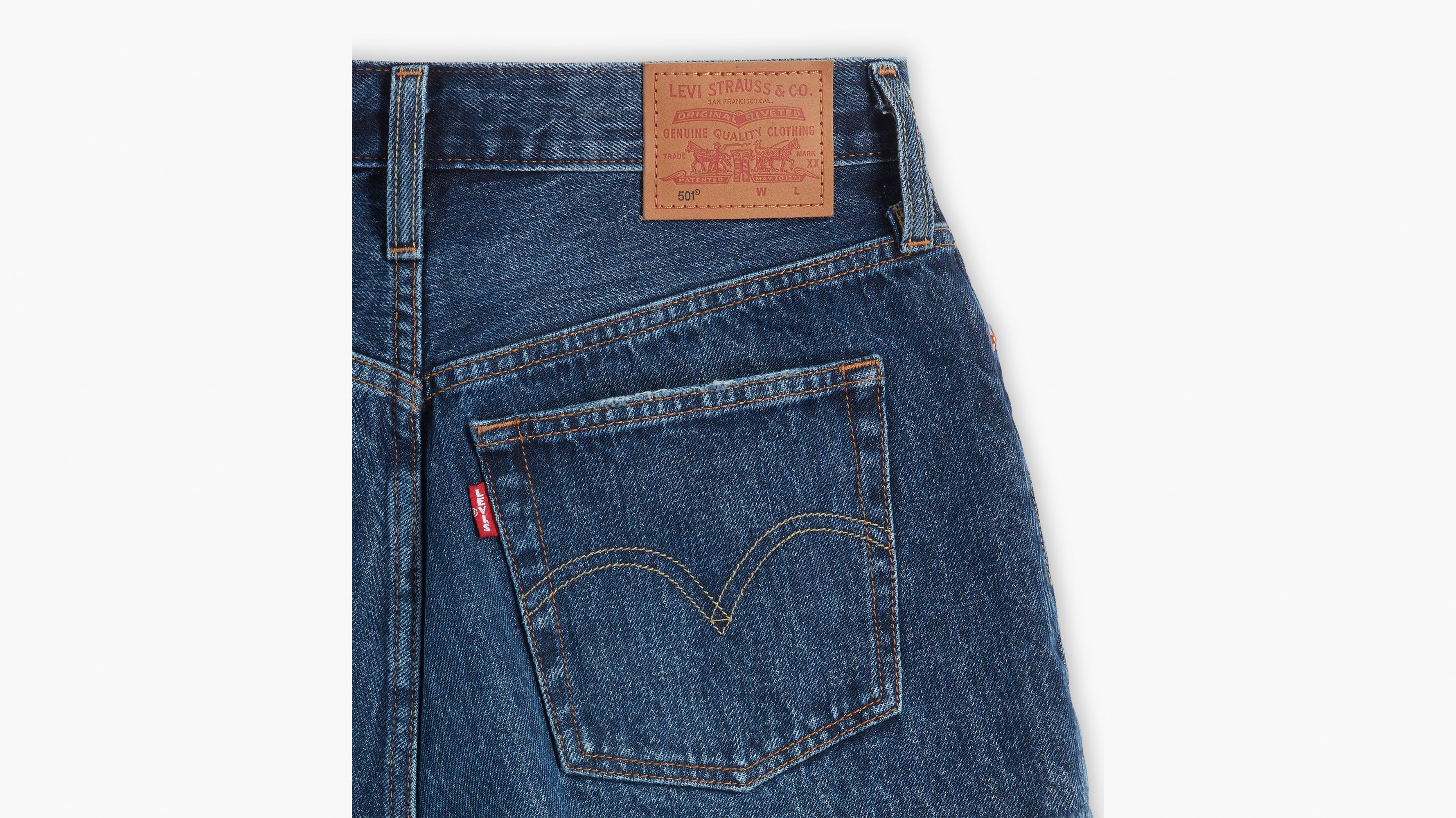 Levis 501 shrink to clearance fit women's