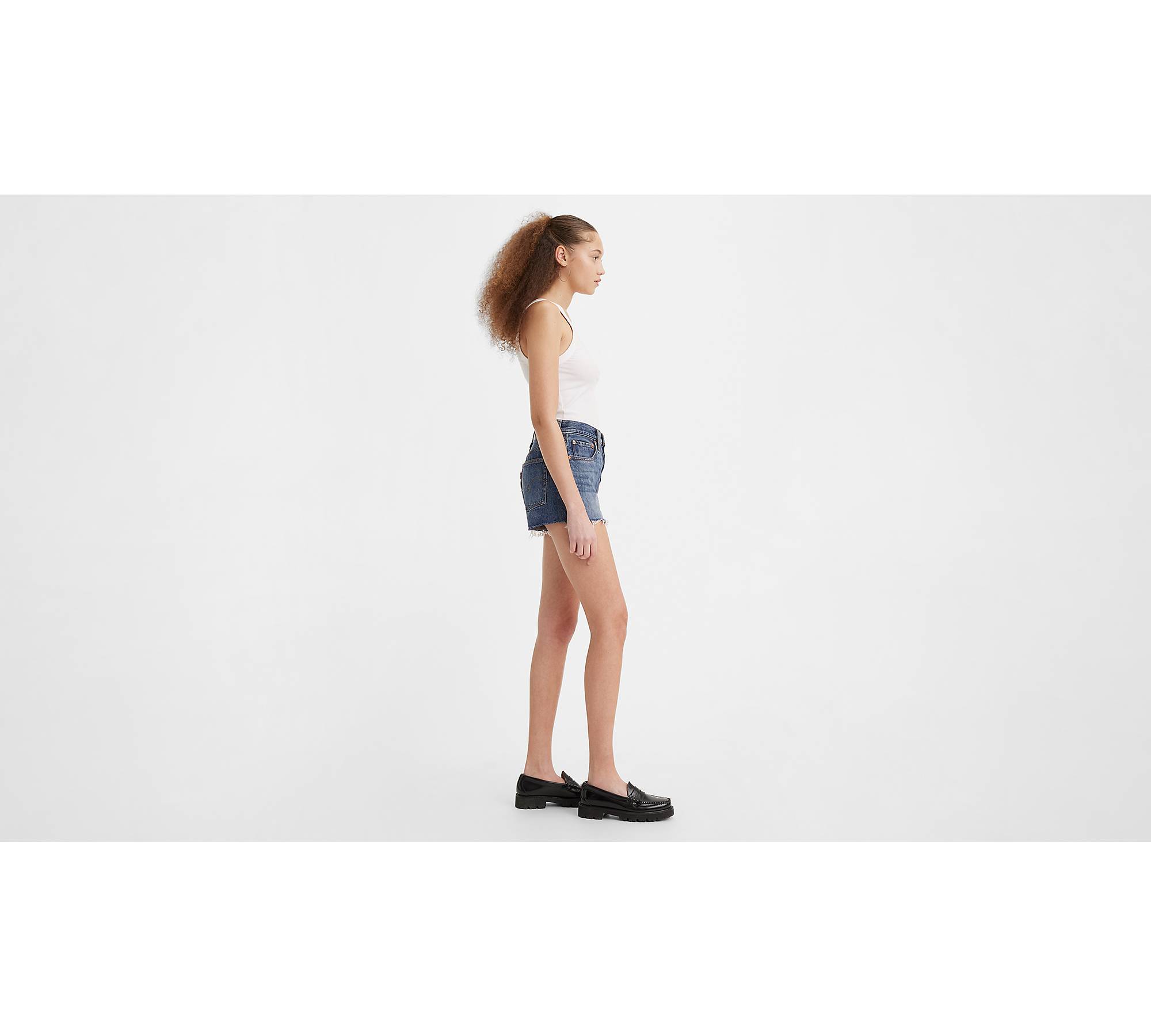 501® Original High Rise Women's Shorts (plus Size) - Medium Wash