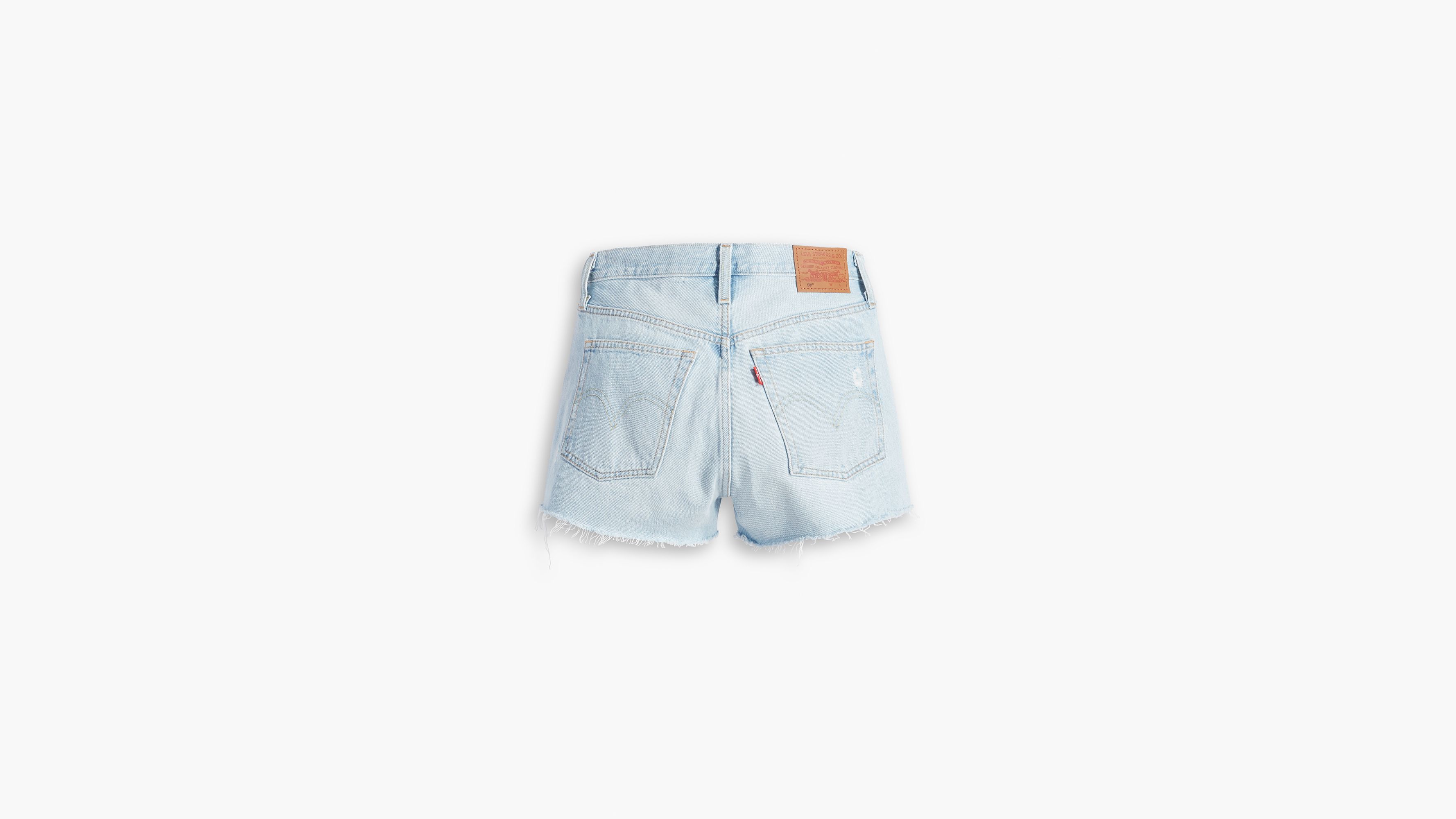 Levis 501 best sale high waisted shorts