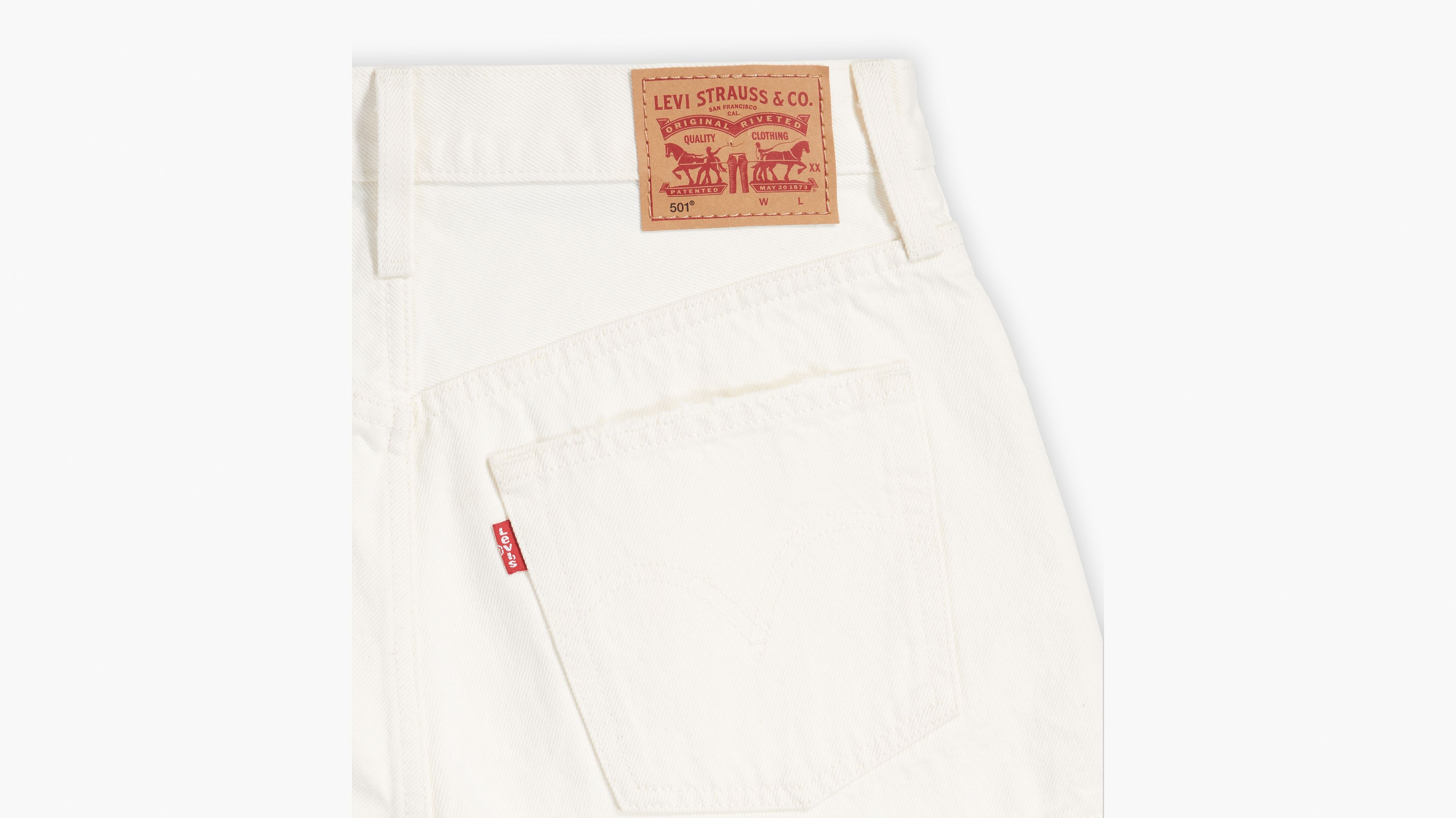 501MD Short taille haute pour femme 8