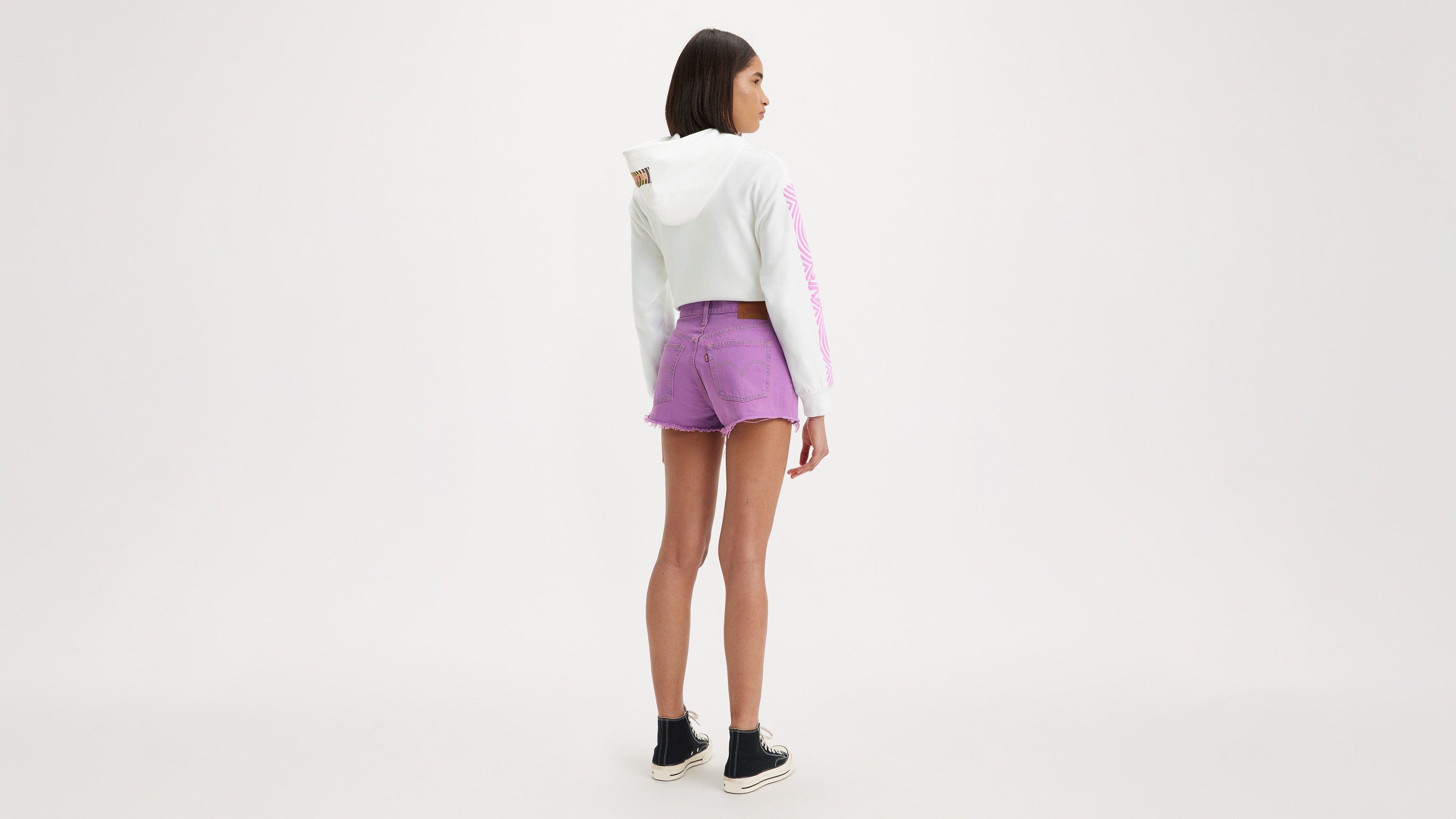 501® High Rise Women's Colored Denim Shorts 3