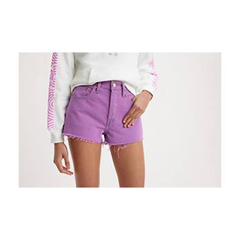 501® High Rise Women's Colored Denim Shorts 5