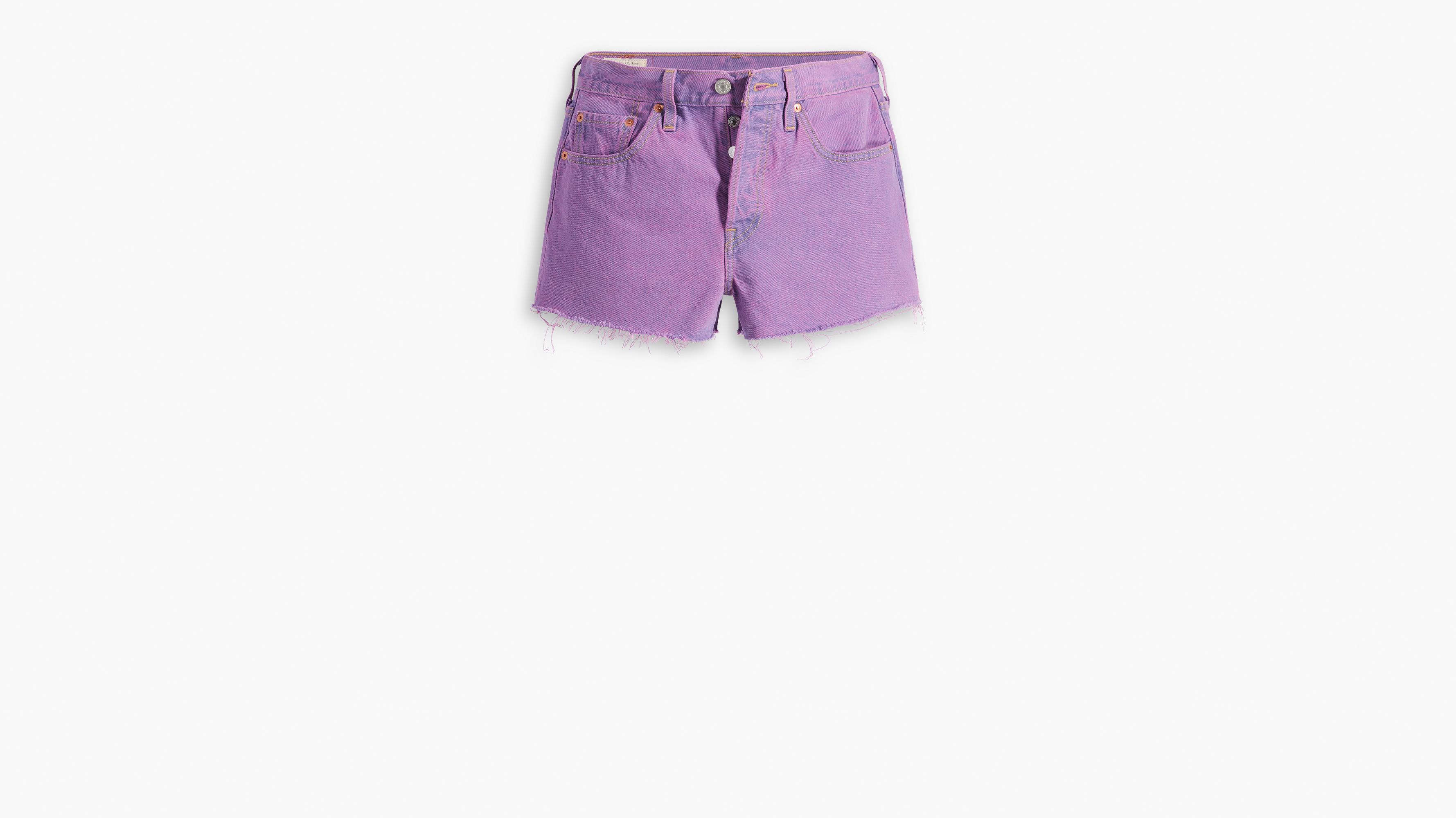 501® High Rise Women's Colored Denim Shorts - Purple