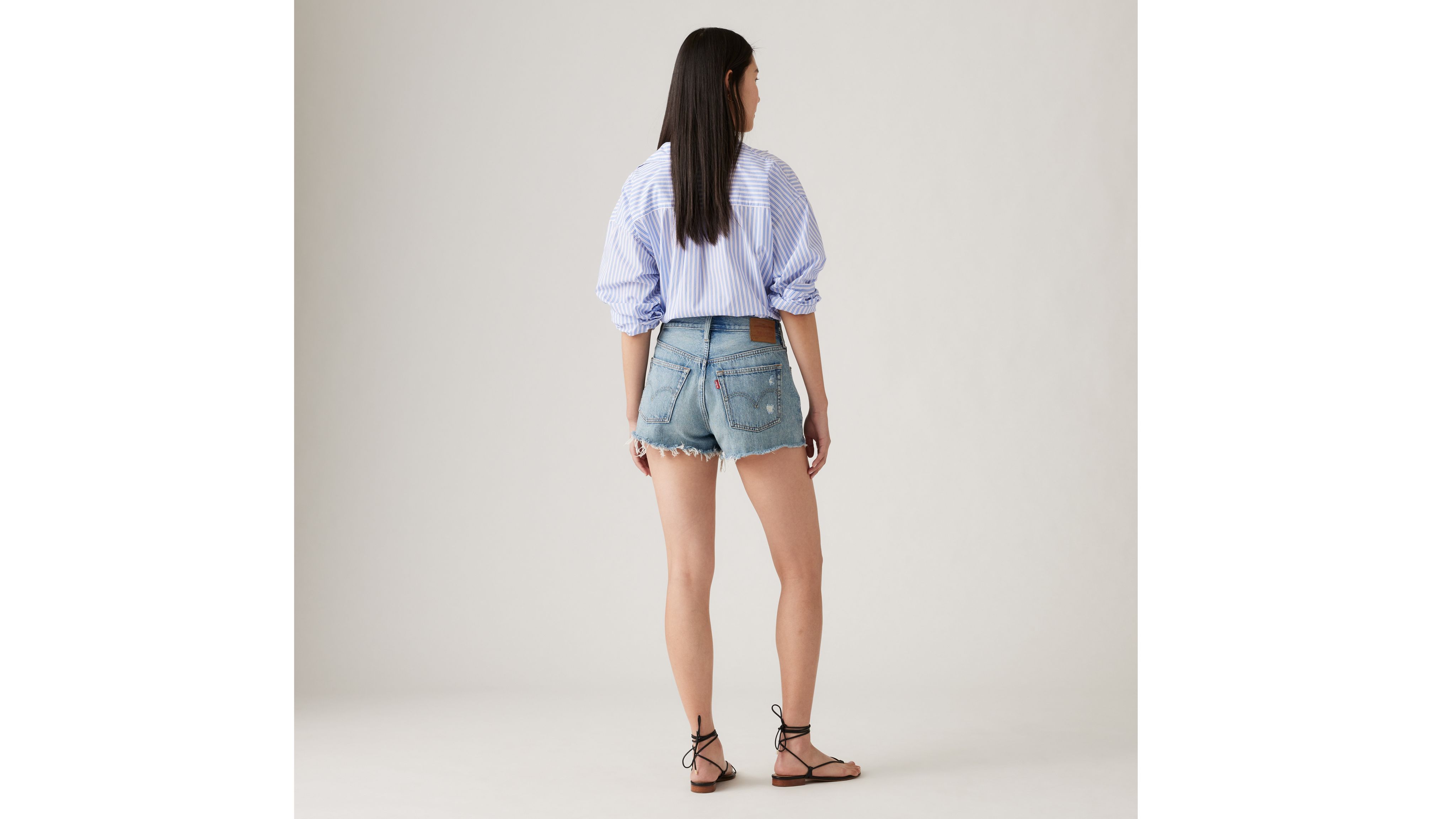 High Loose Women's Shorts - Medium Wash