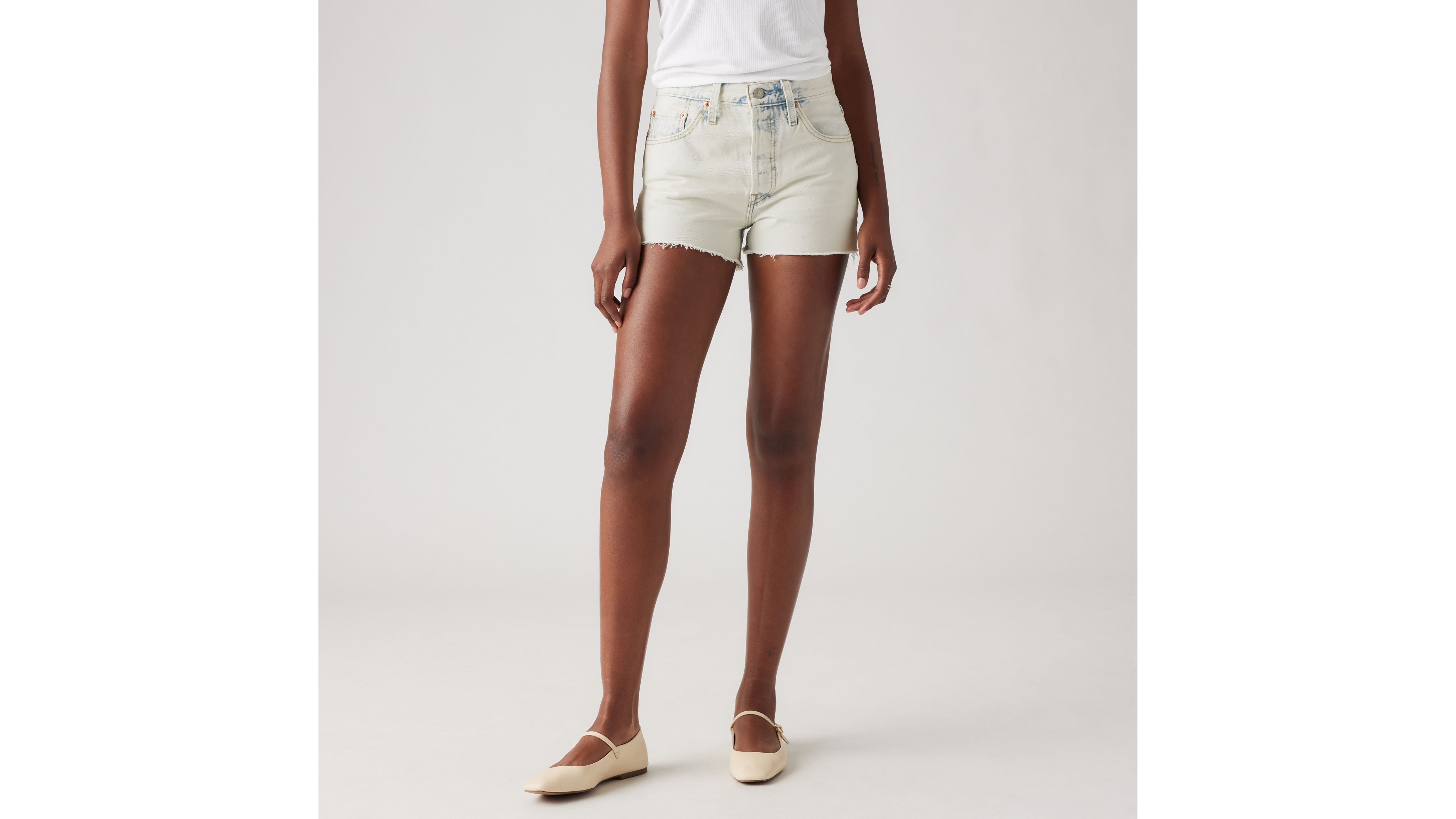 LEVI'S 501 ORIGINAL FIT HIGH RISE WOMEN'S SHORTS 33 