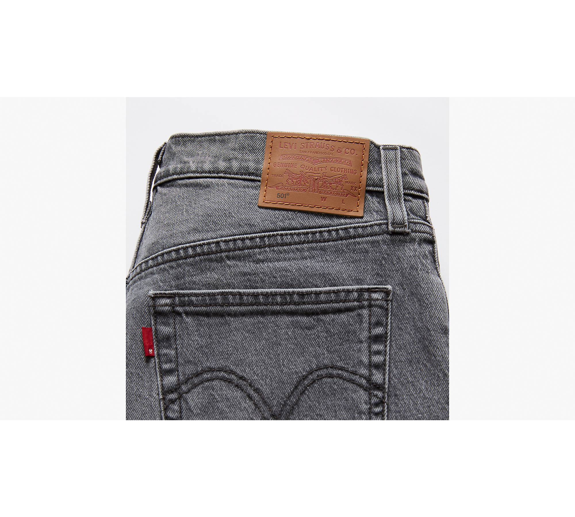 501® Original High Rise Jean Shorts - Black | Levi's® GB
