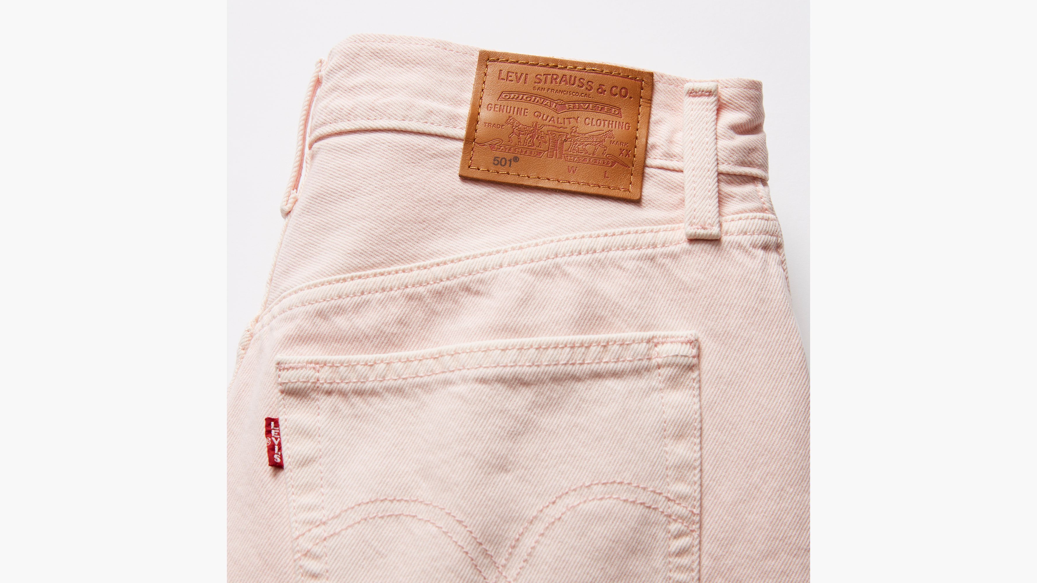 501 Original High Rise Jean Shorts Pink Levi s GB