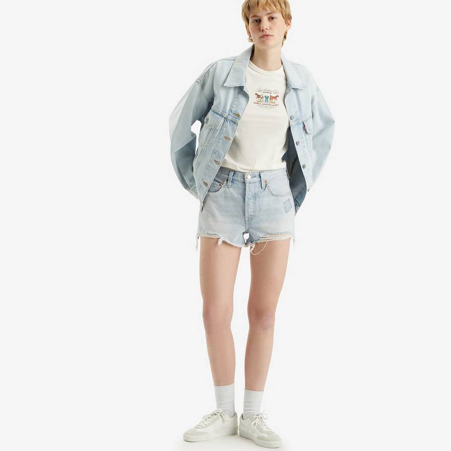 501® Original High-Rise Jean Shorts 1