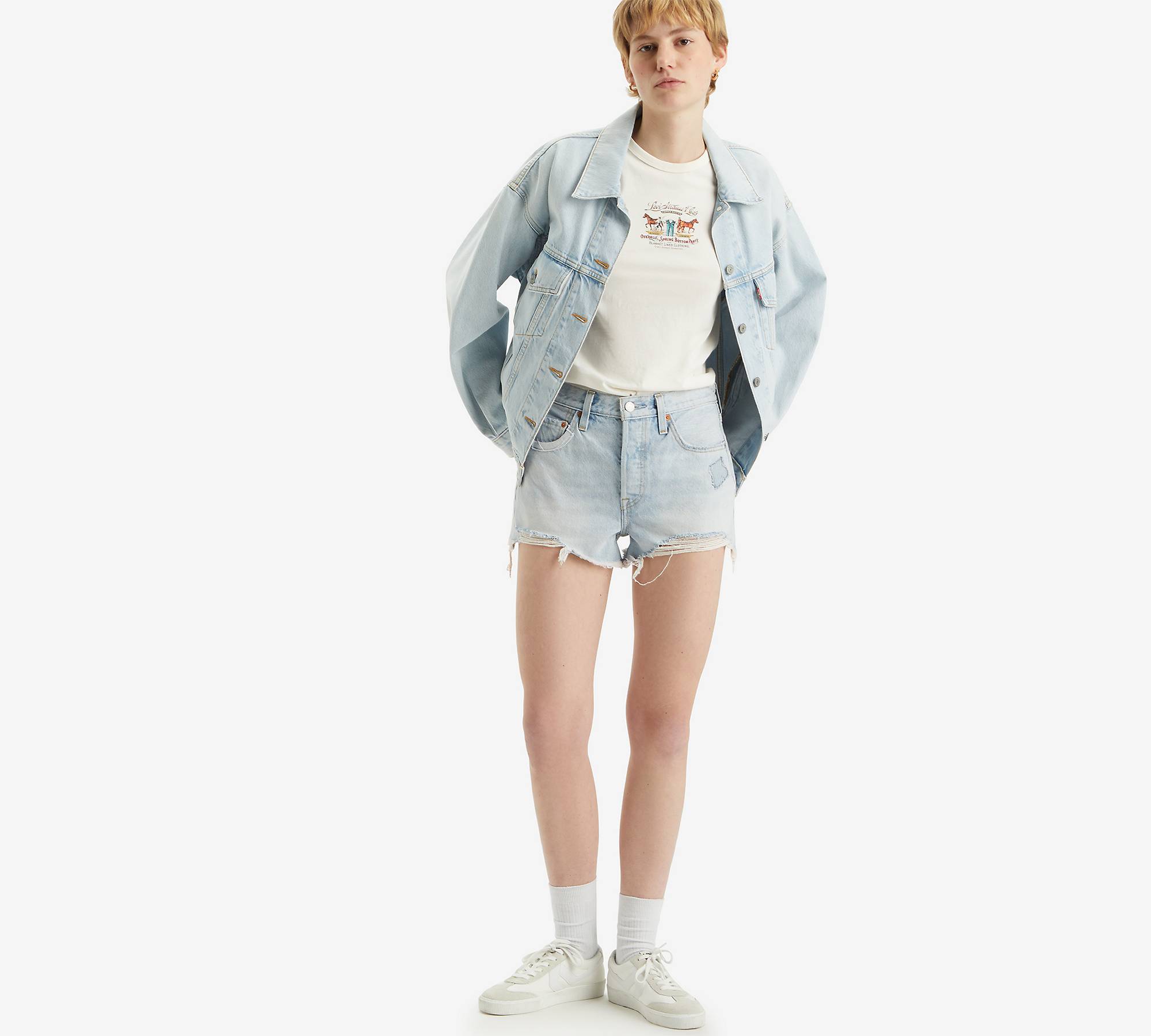 501® Original Jeans short met hoge taille 1