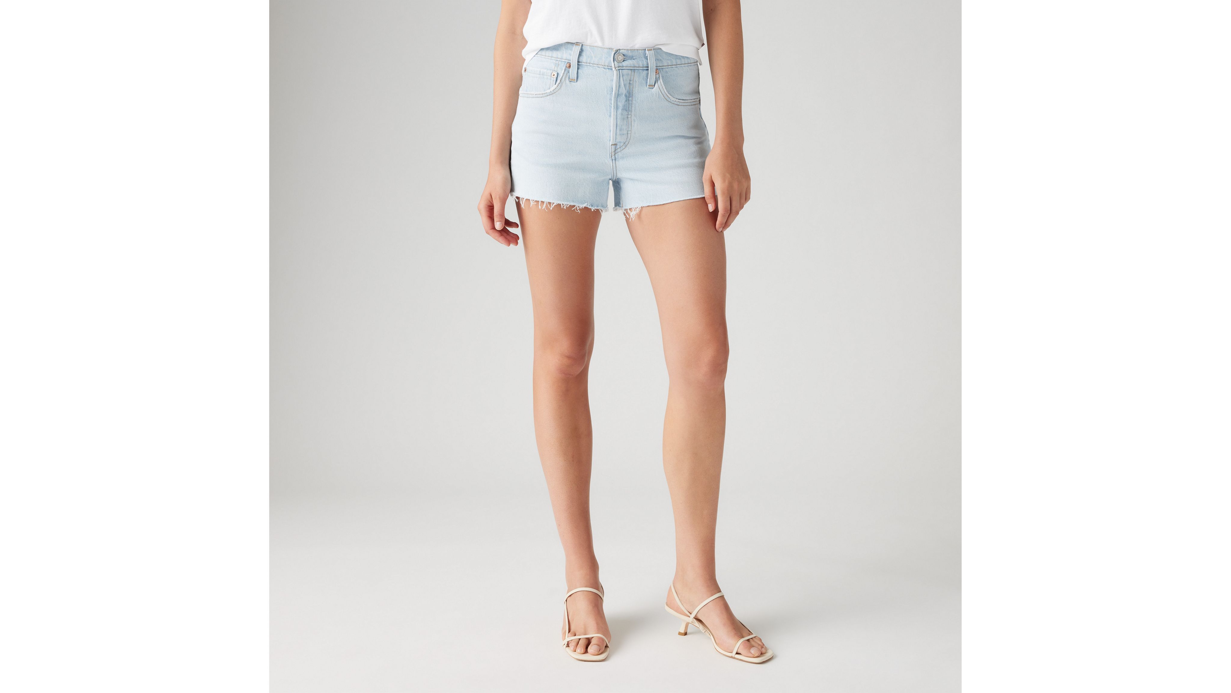Levi's 501 Original Fit High Rise Women's Shorts 29 In Blank Spot