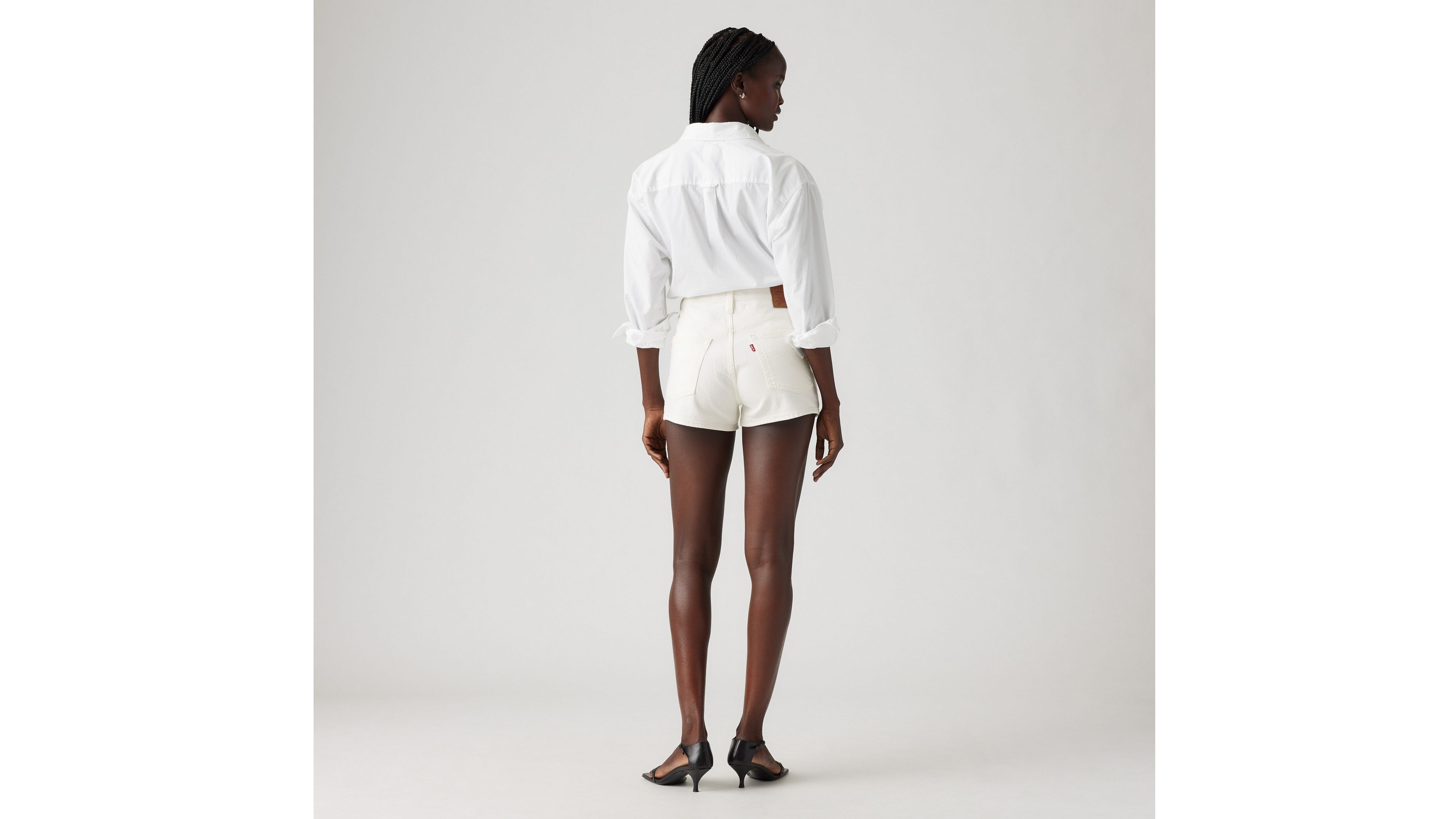 Levi's 501 Original Fit High Rise Women's Shorts 34 In Disco Nights