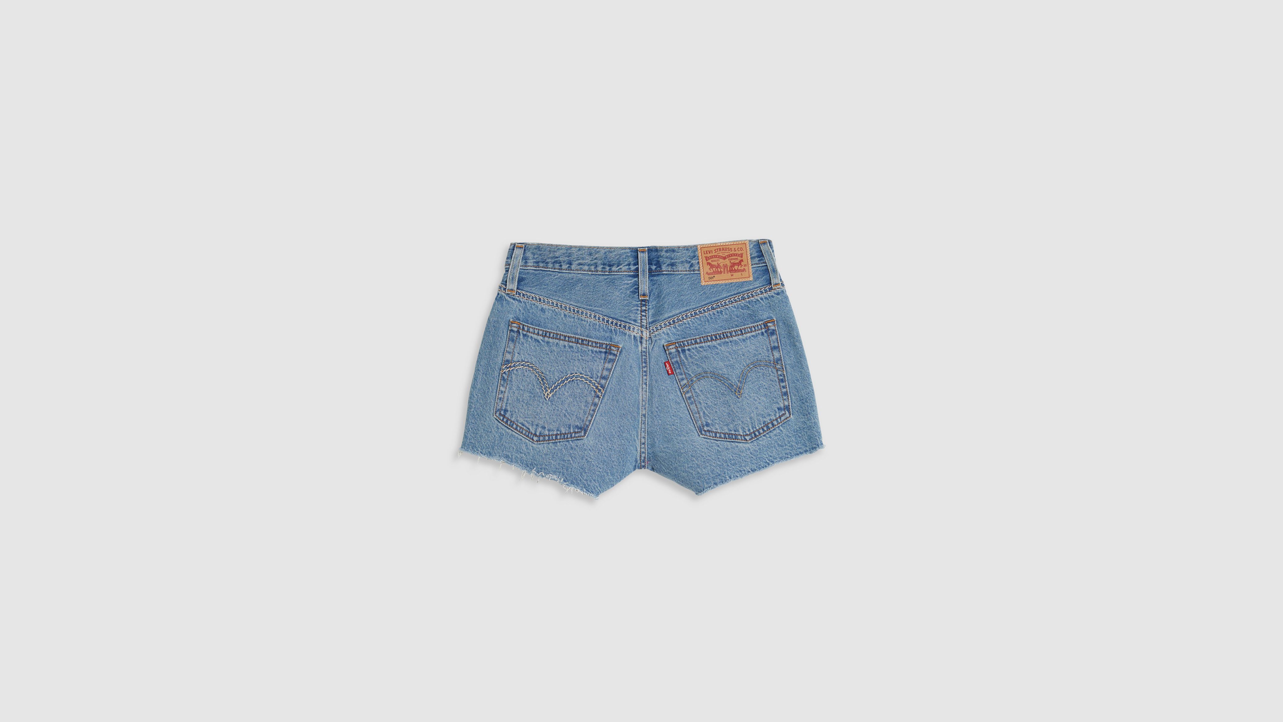 Short di jeans 501® Original a vita alta 7