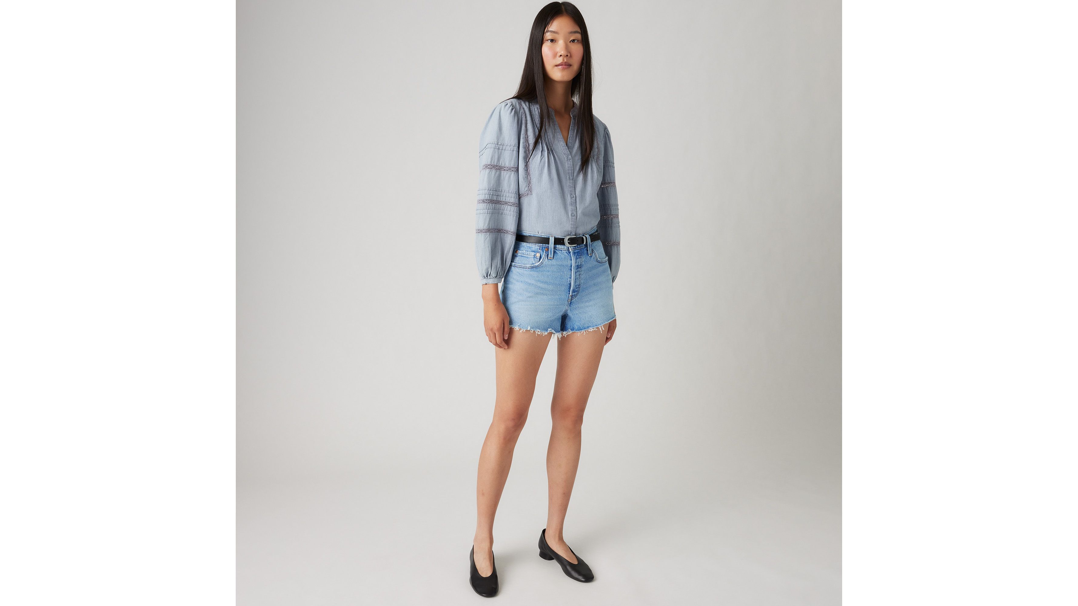 Levi's 501 Original Fit High Rise Women's Shorts 28 In No Referee Short