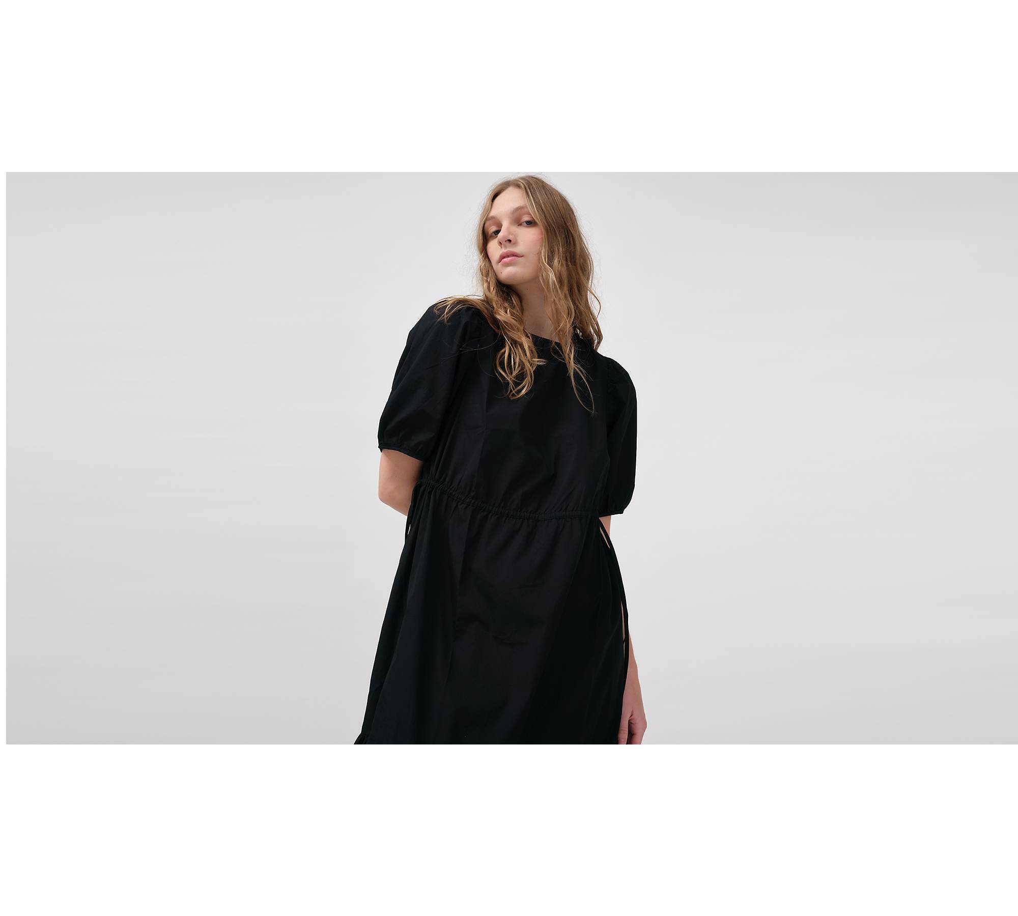 Tiered Midi Dress - Black | Levi's® US