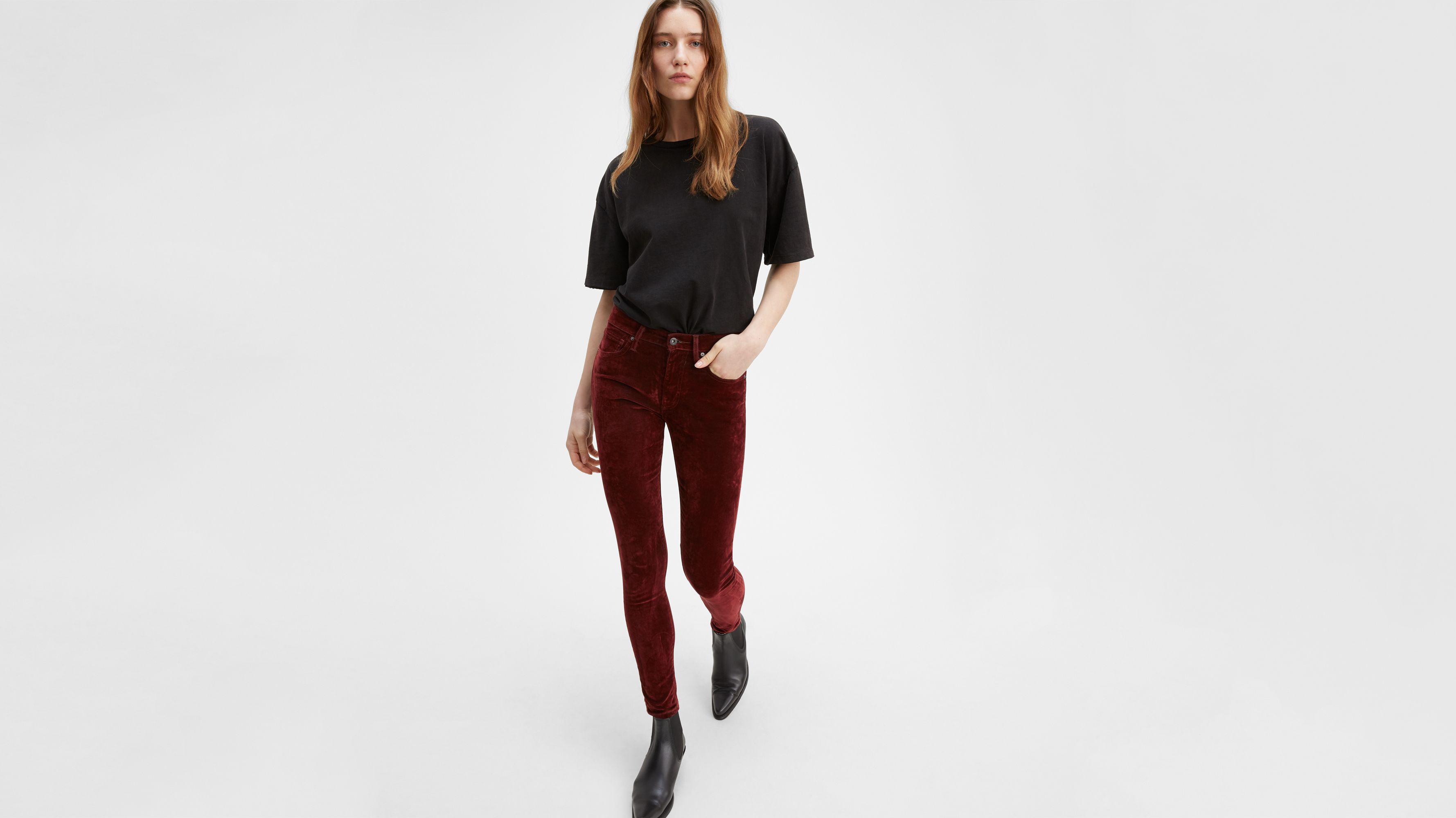 levis velvet jeans