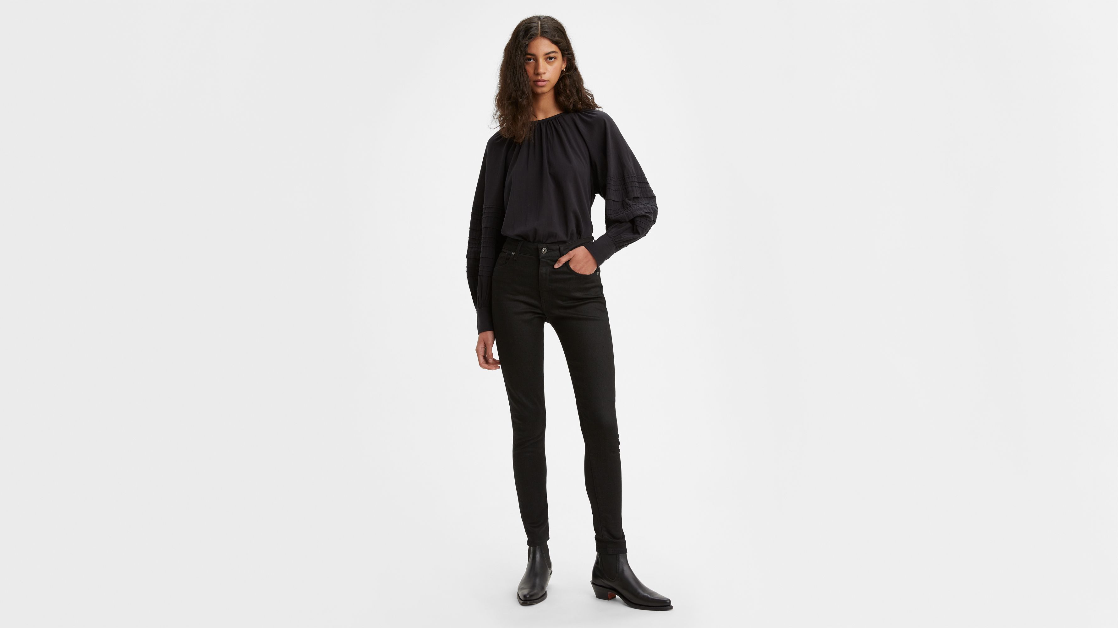 levis 721 womens jeans black