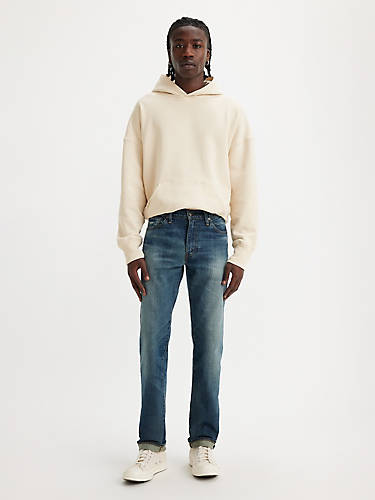 리바이스 Levi Made In Japan 511 Slim Fit Selvedge Mens Jeans,Kaiyō - Dark Wash - Stretch - Selvedge