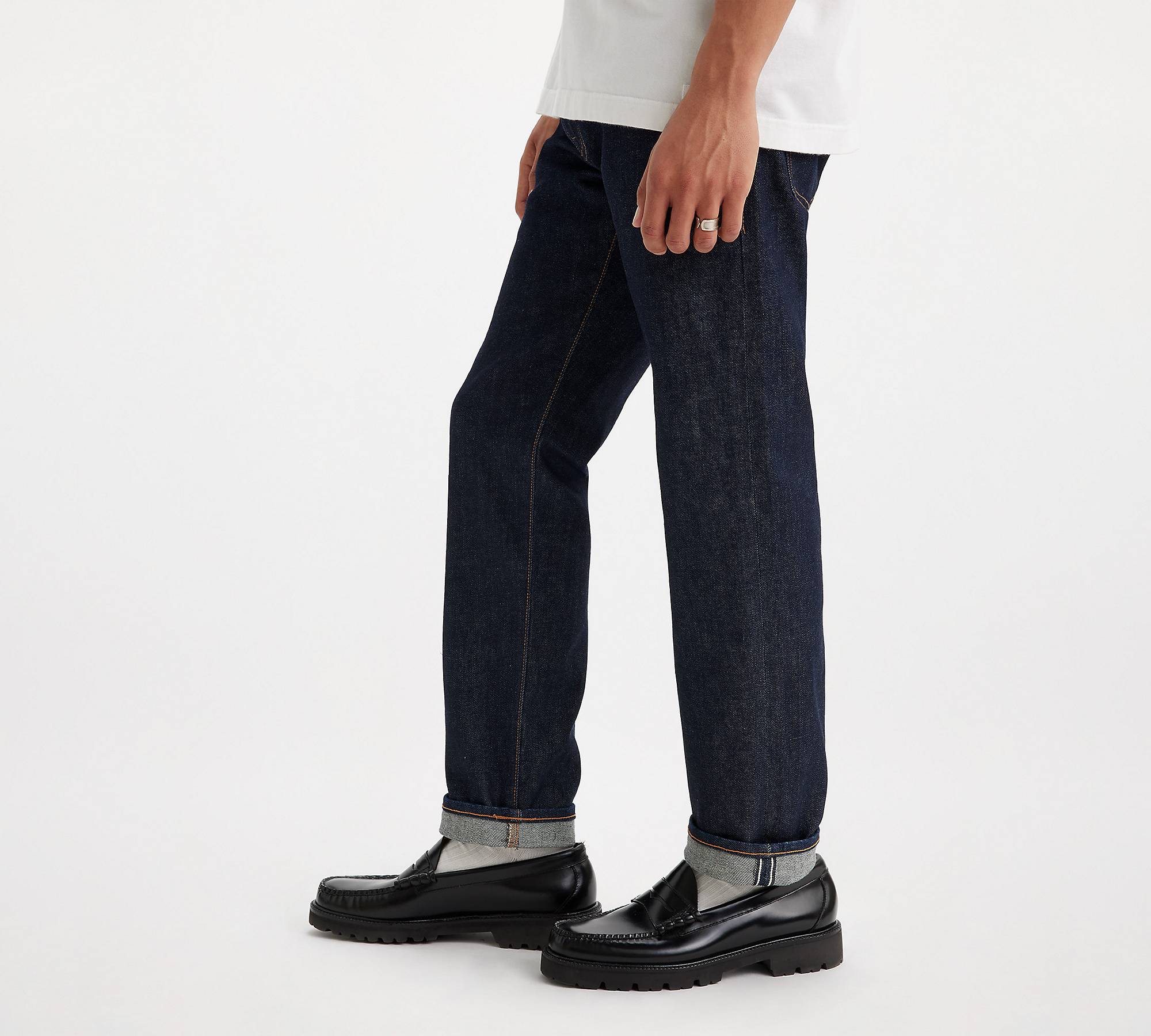 502™ Taper Fit Selvedge Men's Jeans - Dark Wash | Levi's® US